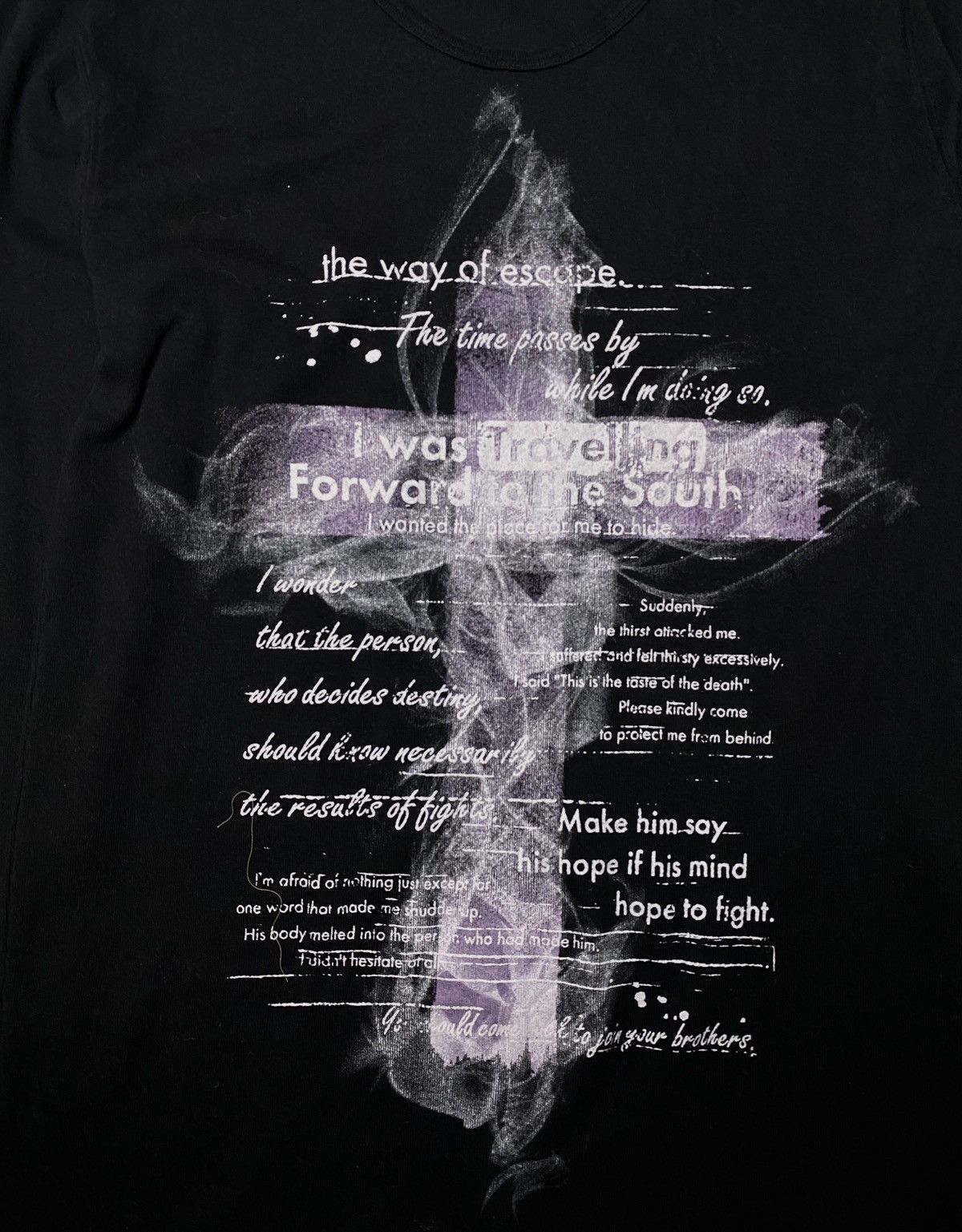 If Six Was Nine 2000's Hideaways Nicole Poem Cross Longsleeve Size US S / EU 44-46 / 1 - 4 Thumbnail