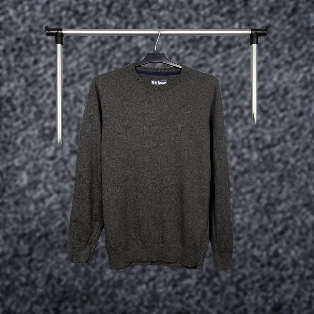 Barbour Barbour Mens Crew Neck Cotton Sweater Size M Size US M / EU 48-50 / 2 - 1 Thumbnail