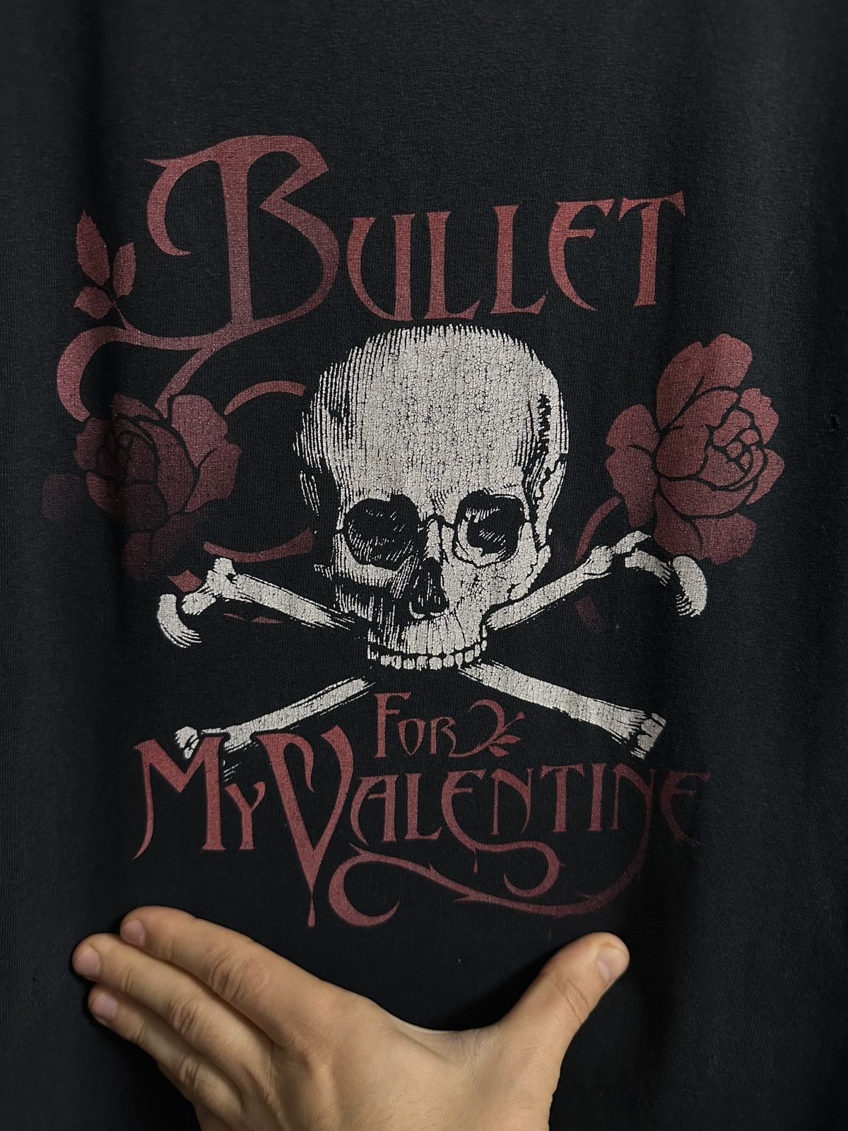Band Tees Rare T-Shirt Bullet For My Valentine Skull Vintage Rock Band Size US M / EU 48-50 / 2 - 2 Thumbnail
