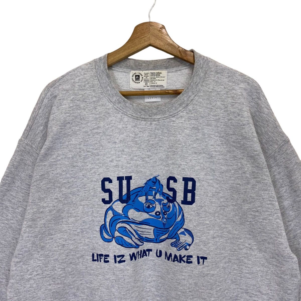 Japanese Brand Seven Union Big Logo Pullover Hoodie Size US L / EU 52-54 / 3 - 4 Thumbnail