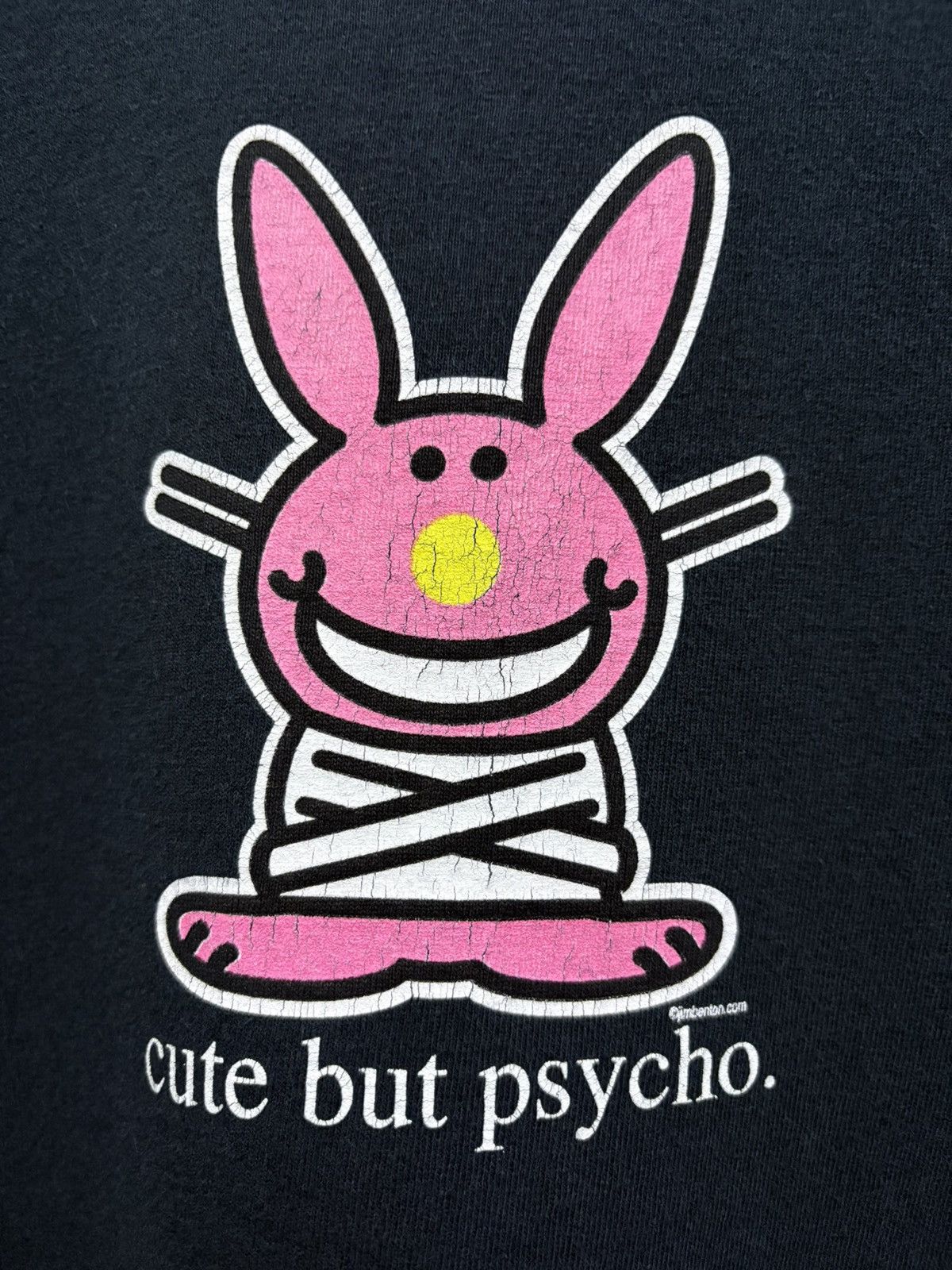 Band Tees 2000’s It’s Happy Bunny “ Cute but Psycho “ T-Shirt Size US S / EU 44-46 / 1 - 4 Thumbnail