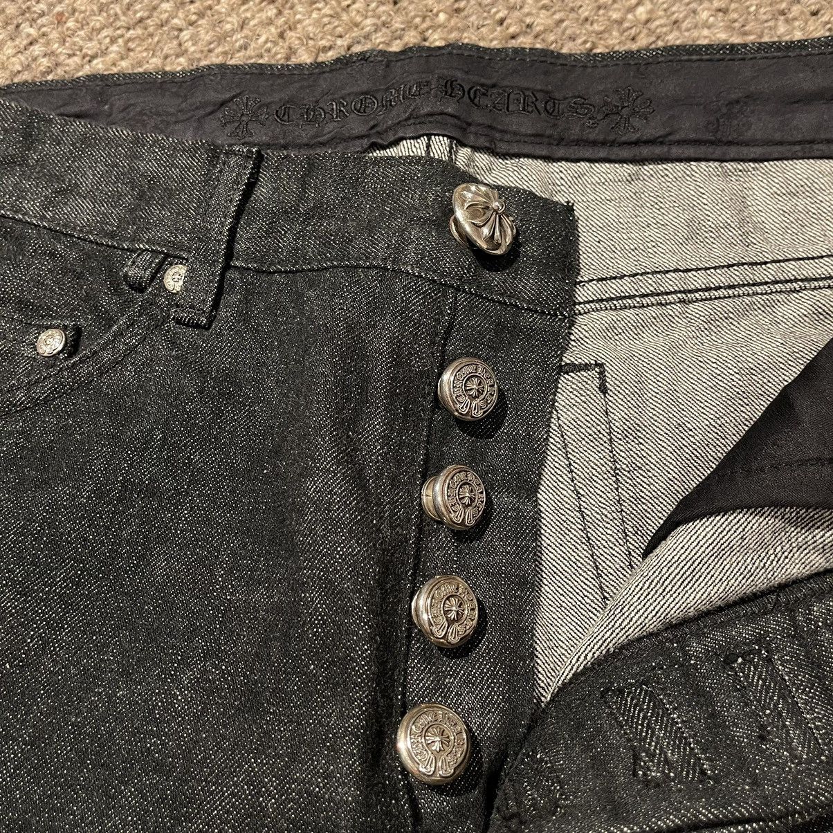 Chrome Hearts Chrome Hearts Exclusive Star Patch Fleur Knees Denim Jeans Size US 32 / EU 48 - 5 Thumbnail