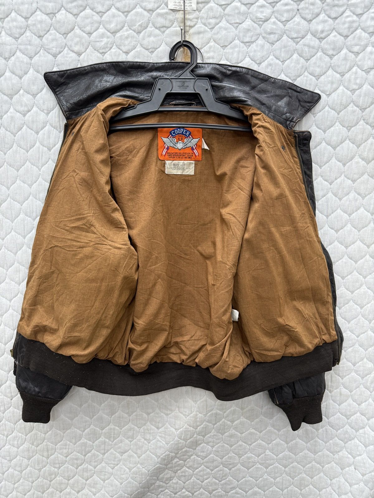 Cooper 🔥🔥🔥ARCHIVE VINTAGE COOPER US ARMY A2 LEATHER JACKET Size US M / EU 48-50 / 2 - 7 Thumbnail