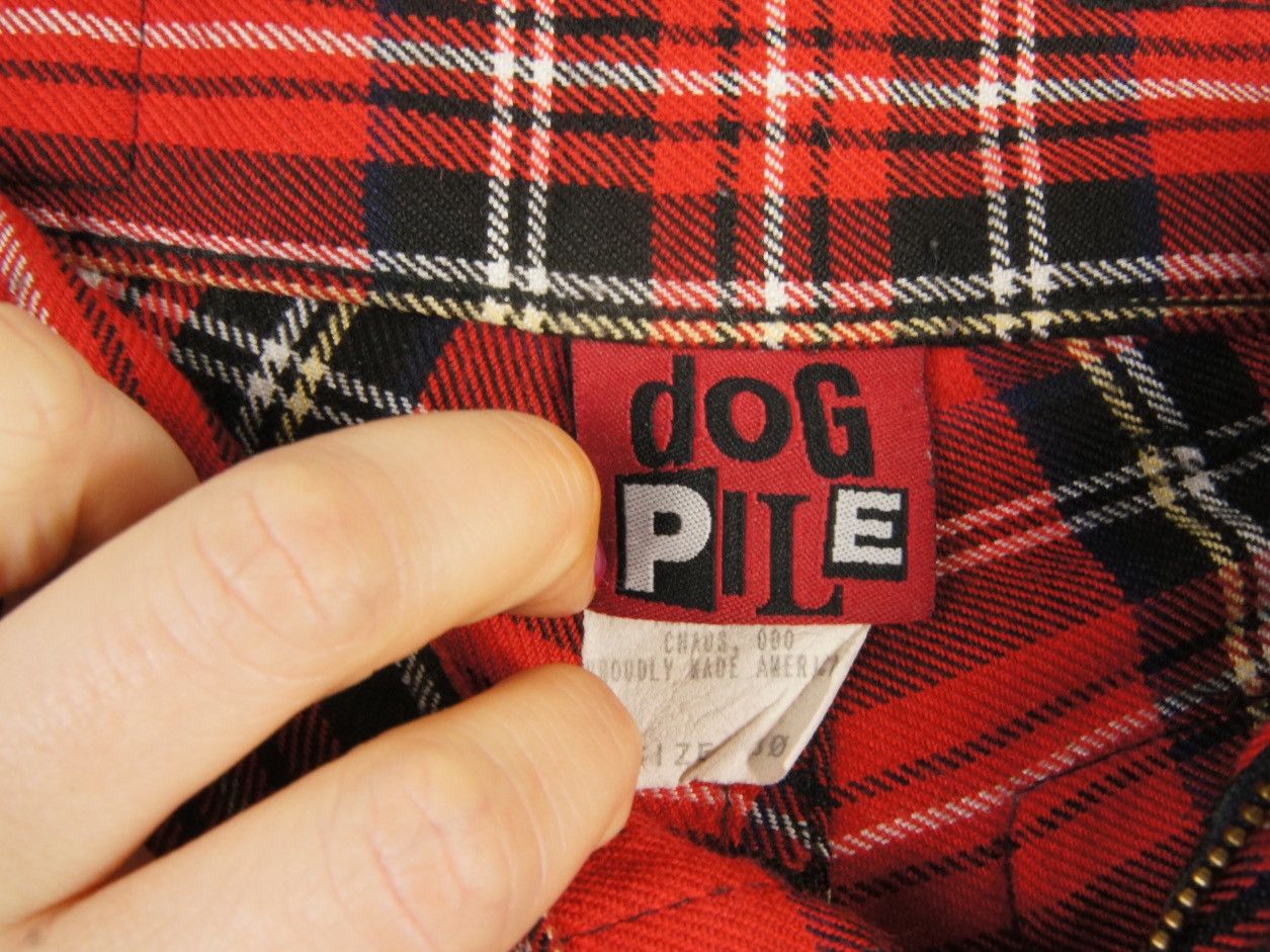 Vintage Vintage Dogpile Red Black Plaid Bondage Trouser Pants Size 30" / US 8 / IT 44 - 4 Thumbnail