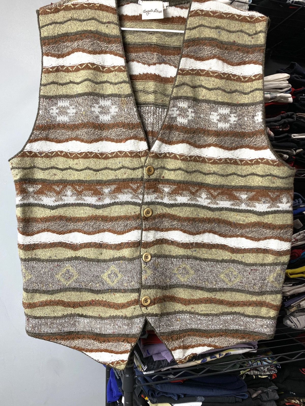 Coogi Rare! Vintage Coogi Style Vest Sweater Western Cowboy Style Size US L / EU 52-54 / 3 - 3 Thumbnail