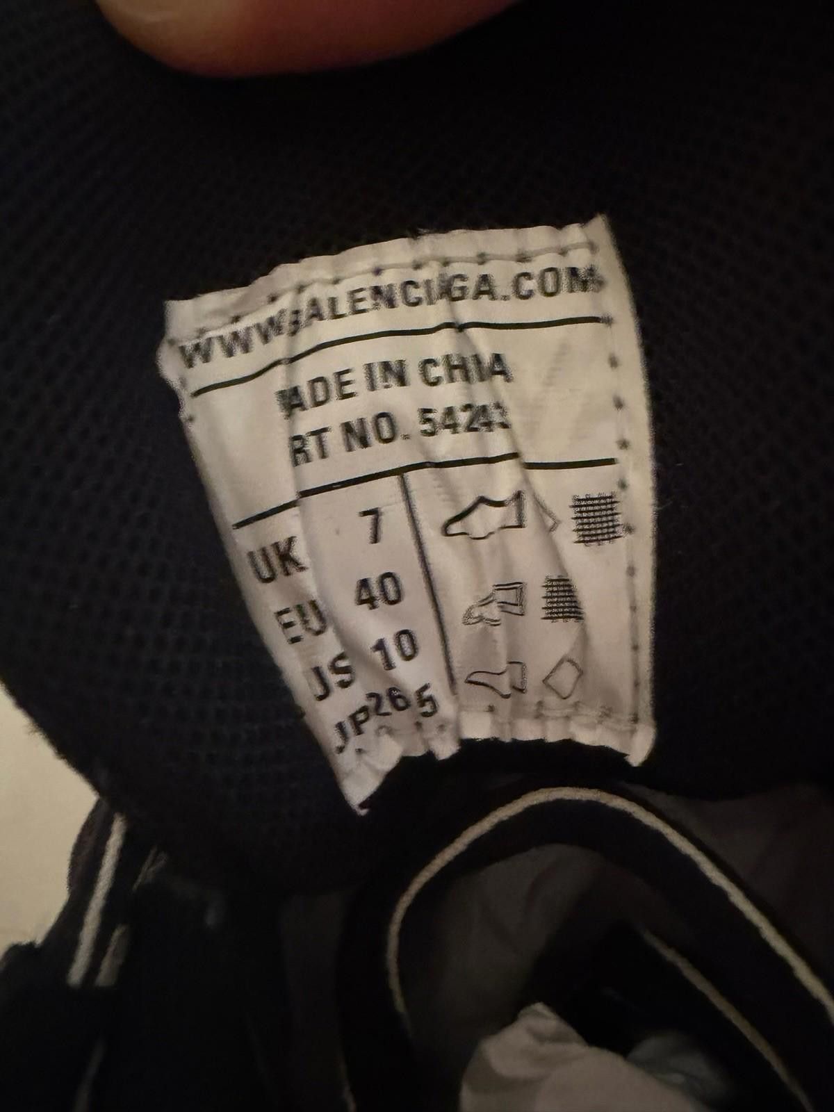 Balenciaga Balenciaga Track Sneakers Black/White SZ 40 Brand New Size US 7 / EU 40 - 6 Thumbnail