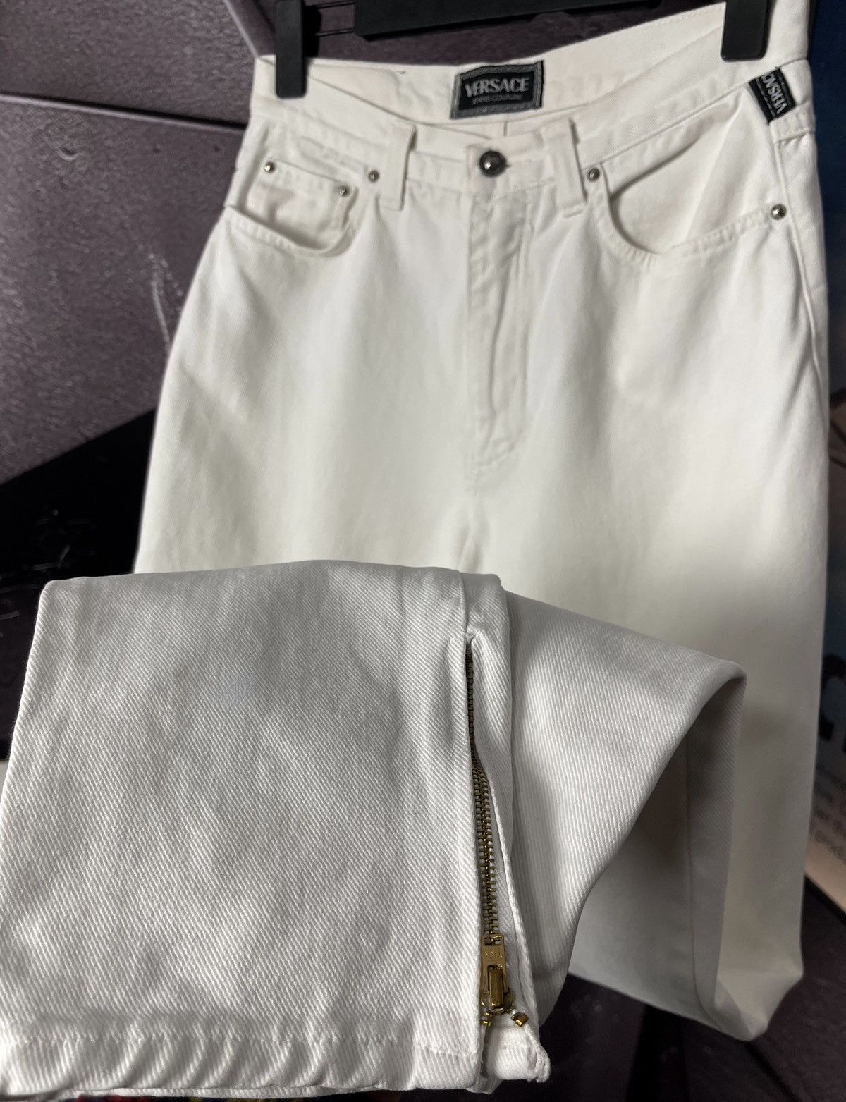 Versace Jeans Couture White Italy 31/45 Vintage Denim