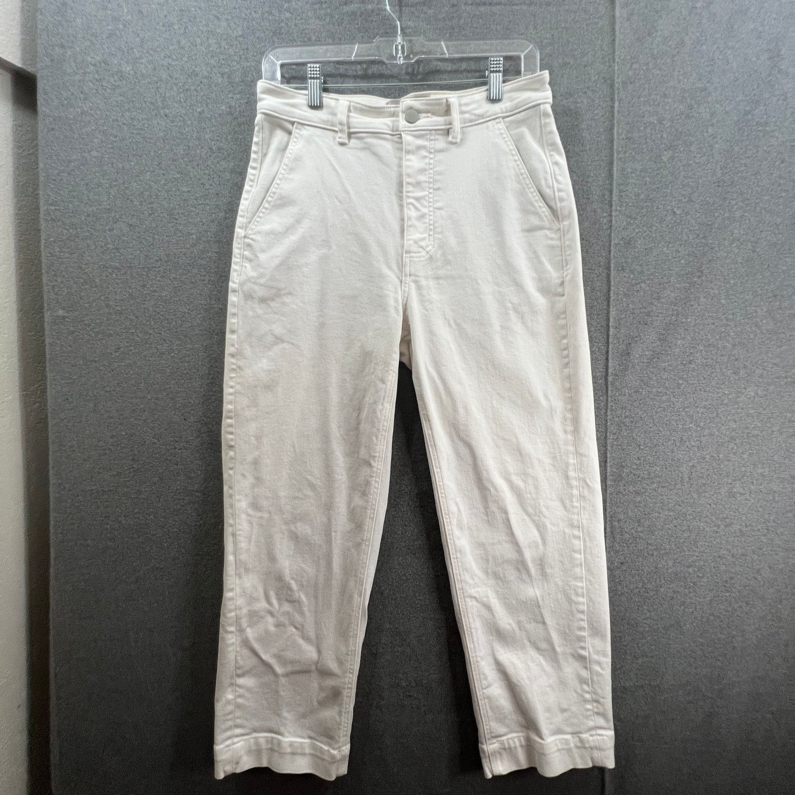 Everlane Everlane Women's Pants Size 8 White Jeans Size 30" / US 8 / IT 44 - 1 Thumbnail