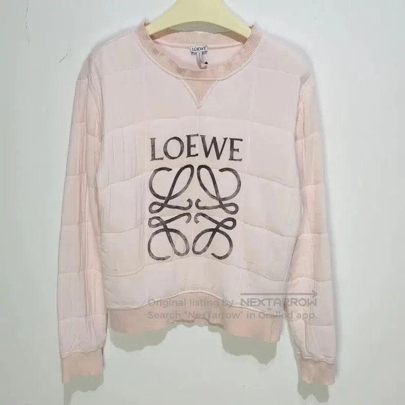Loewe Loewe Pink Cotton Sweatshirt for Women . Size XS / US 0-2 / IT 36-38 - 1 Thumbnail
