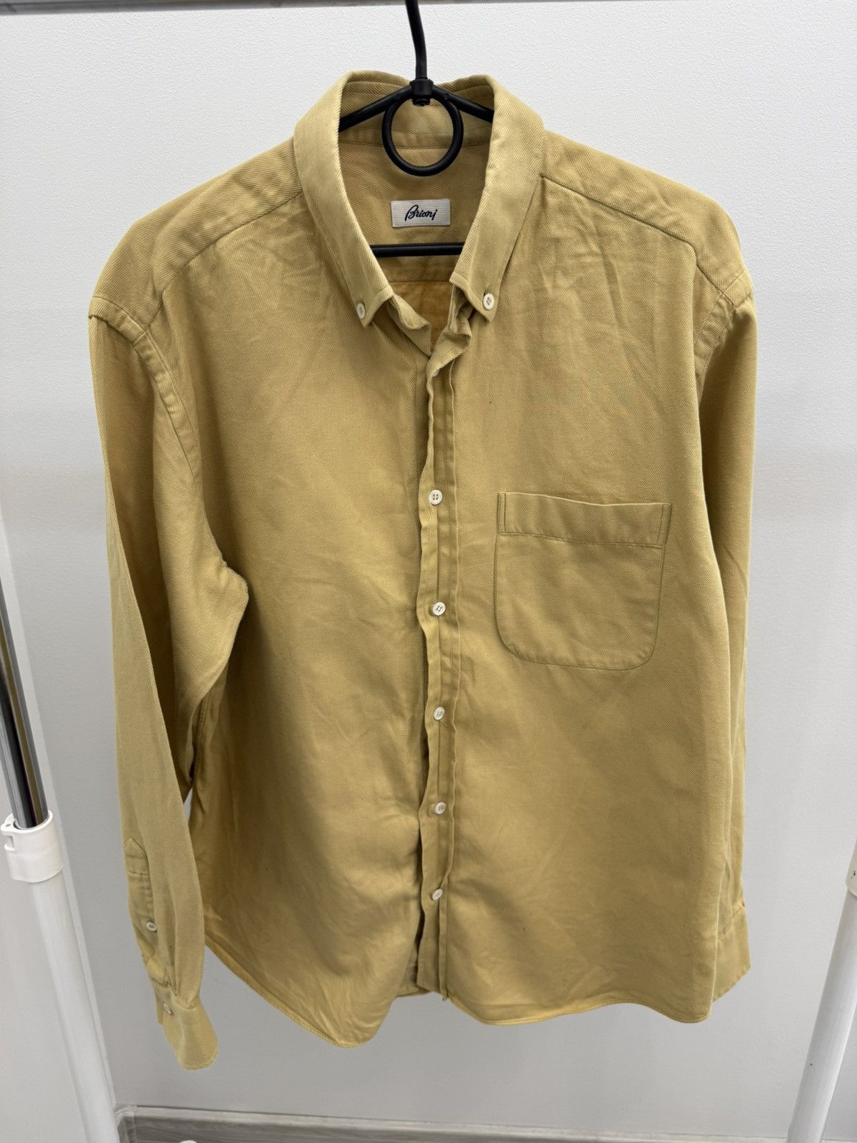 Brioni Brioni Oxford Cotton Button Up Shirt Size US XL / EU 56 / 4 - 1 Thumbnail
