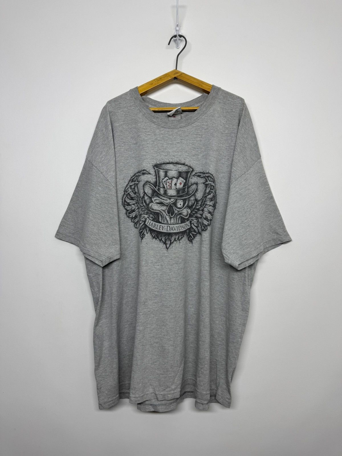 Harley Davidson Vintage Harley Davidson T-shirt Adult Grey Short Sleeve Size US XXL / EU 58 / 5 - 2 Thumbnail