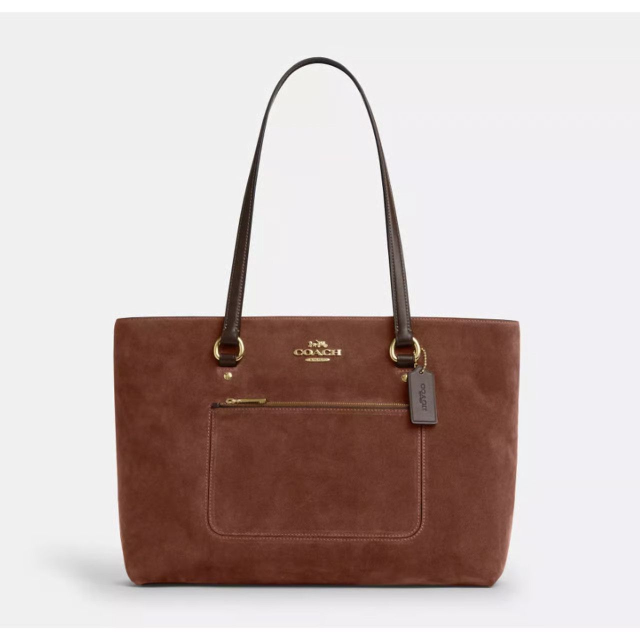 Coach Nwt Coach Station Tote Bag Suede CCC77 Size ONE SIZE - 11 Thumbnail