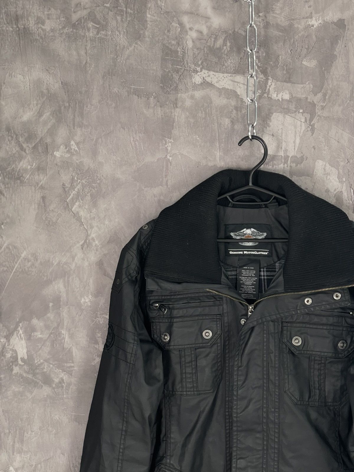 Harley Davidson Vintage Harley Davidson Cargo Y2K Bondage Jacket Size US M / EU 48-50 / 2 - 3 Thumbnail