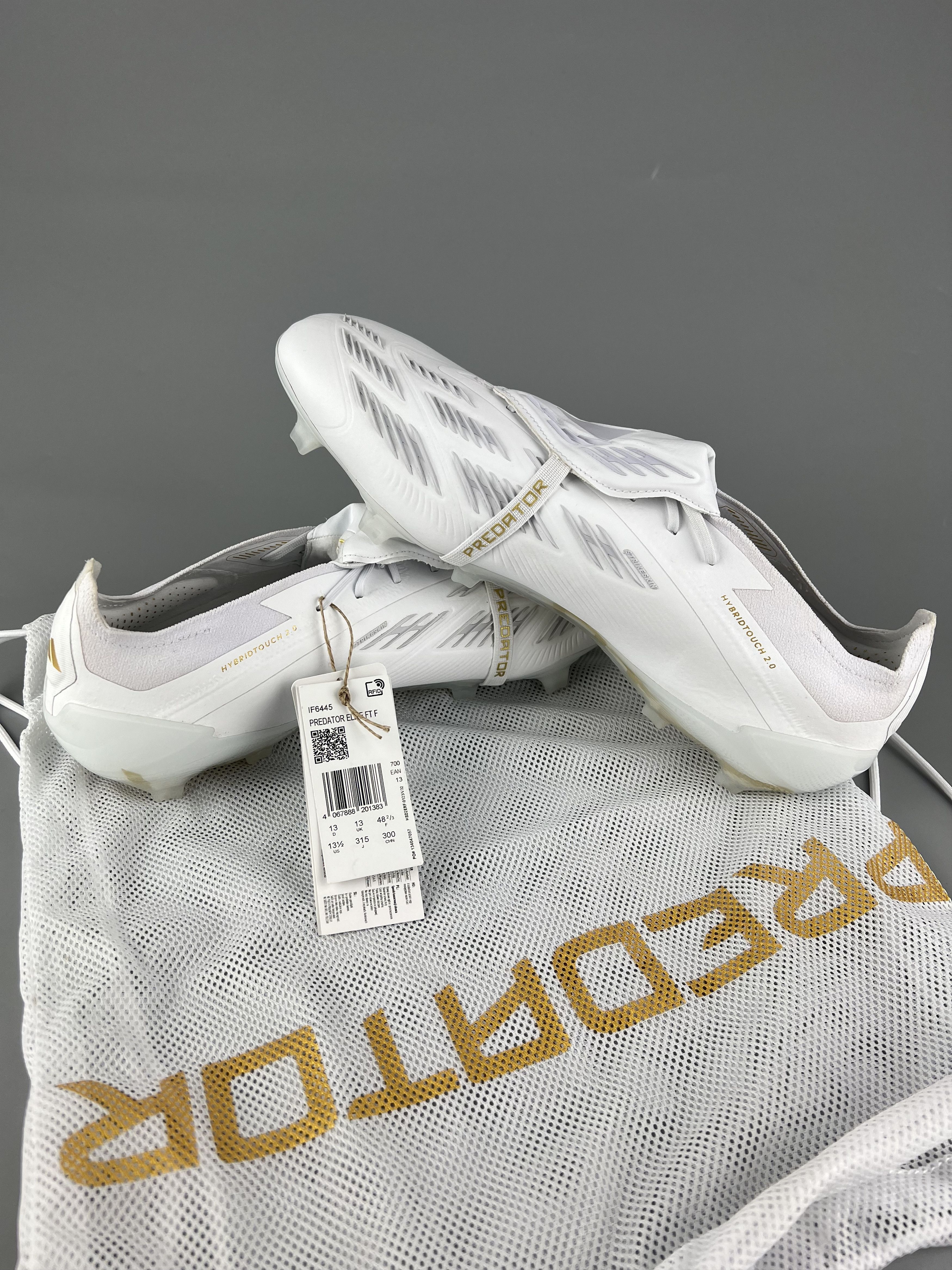 Adidas Adidas Predator Elite FT FG Men's Soccer Cleats Fold Tongue Size US 13 / EU 46 - 4 Thumbnail