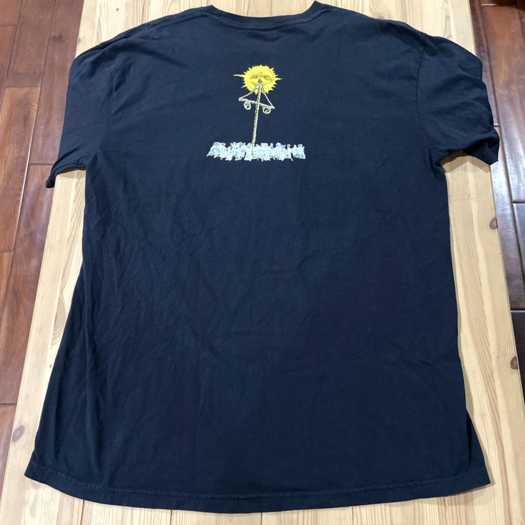 Gildan VINTAGE Gothic Horror Movie Shirt Unisex Short Sleeve XL Black 90s Midsommar Size US XL / EU 56 / 4 - 6 Thumbnail