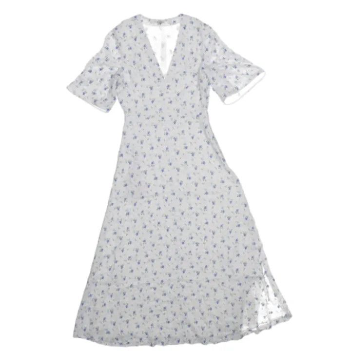Miu Miu Miu Miu Comfortable Loose Dress in Blue 0079 Size S / US 4 / IT 40 - 1 Thumbnail