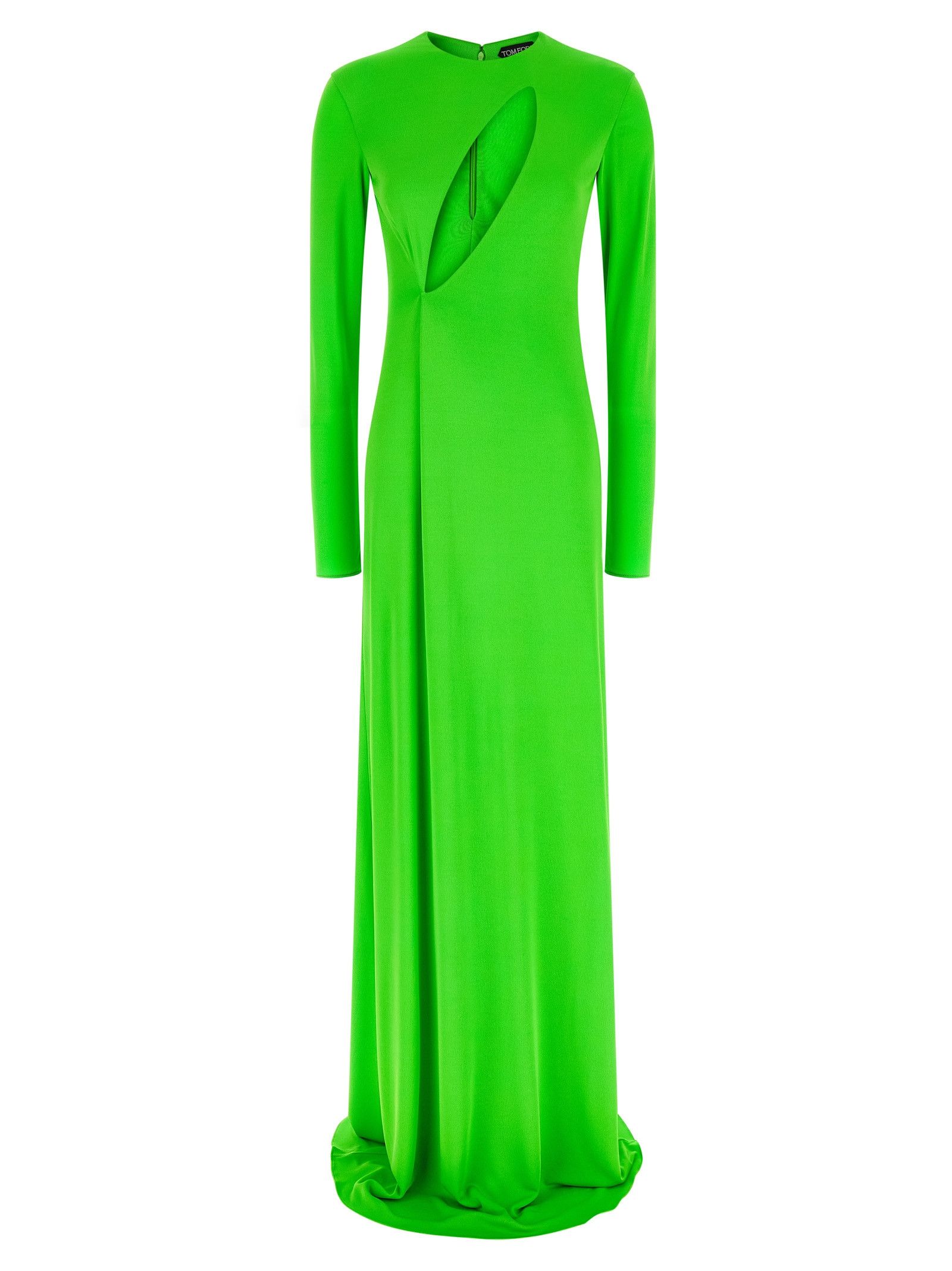Tom Ford 'Long Sleeve Slash Front Evening' Dress Size XS / US 0-2 / IT 36-38 - 1 Thumbnail