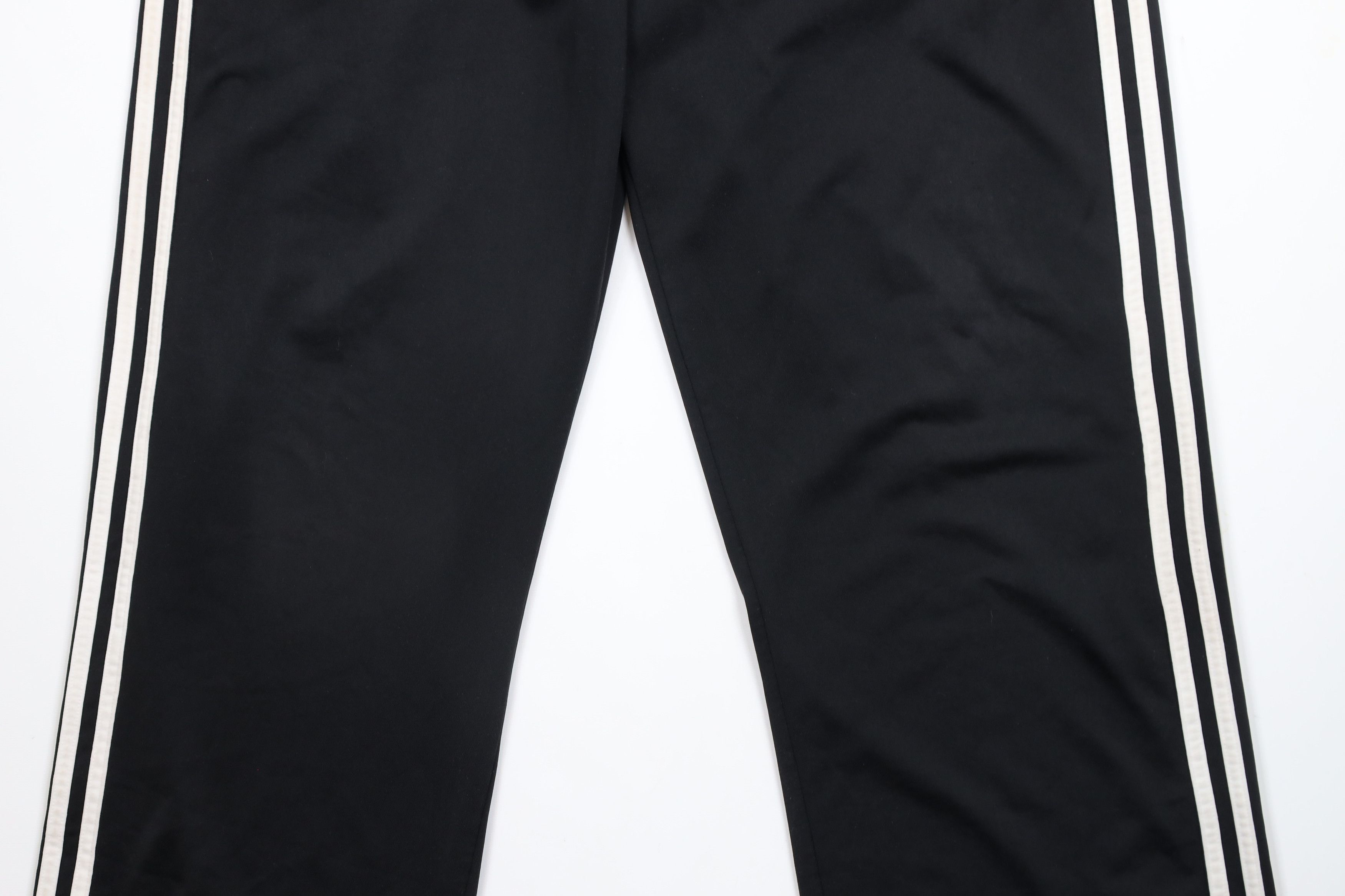 Adidas × Vintage Vintage Adidas Striped Wide Leg Sweatpants Pants Black Size US 34 / EU 50 - 3 Thumbnail