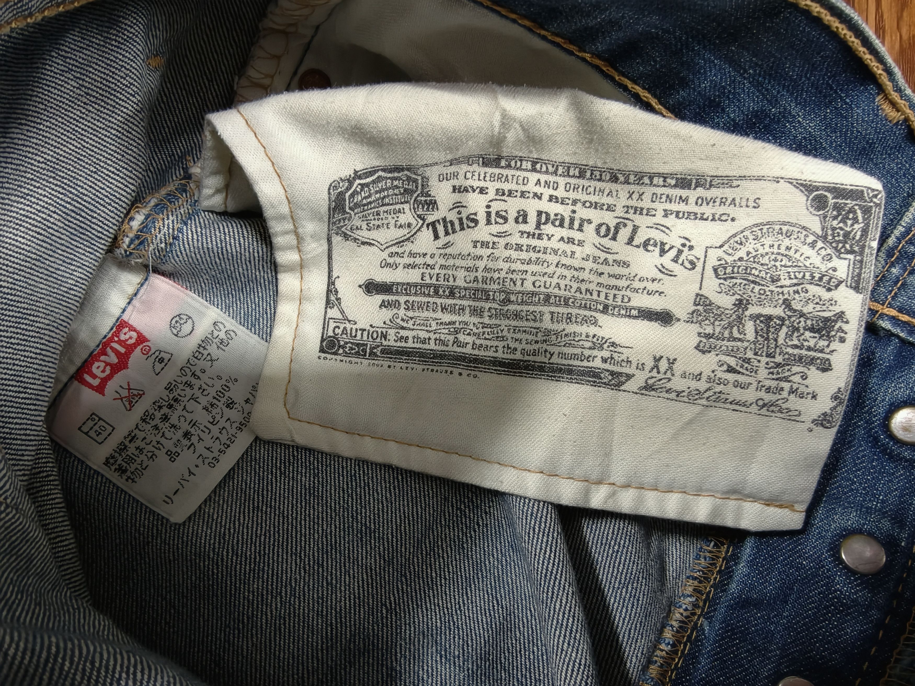 Levi's Vintage Levi’s 501 Japan style pants Size US 30 / EU 46 - 4 Thumbnail