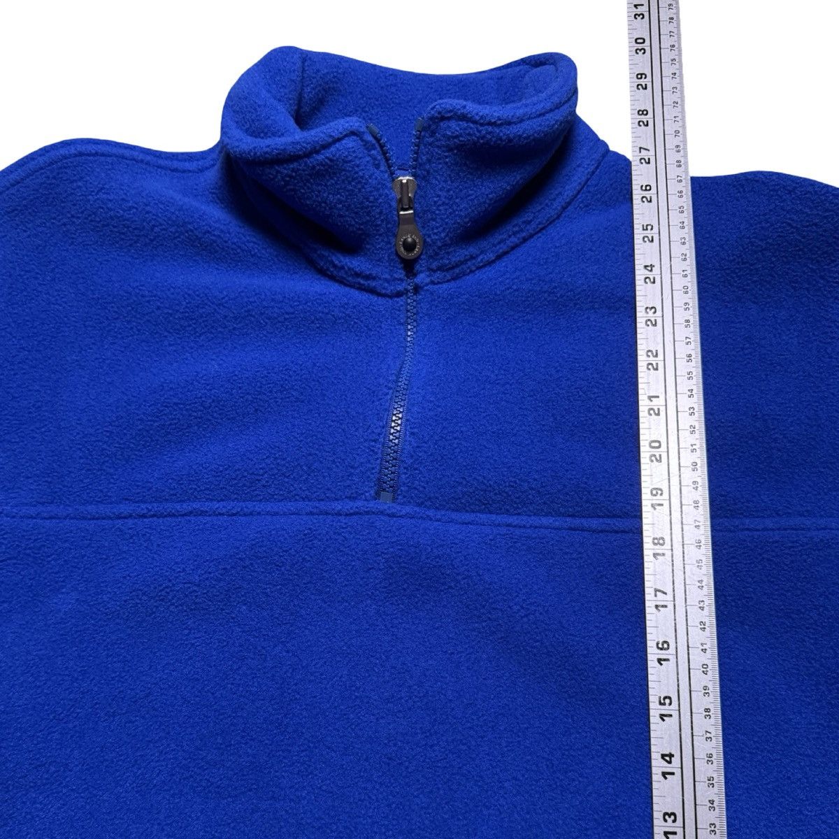Lands' End Lands' End Size M Blue Fleece 1/2 Zip Sweat Shirt Size M / US 6-8 / IT 42-44 - 5 Thumbnail
