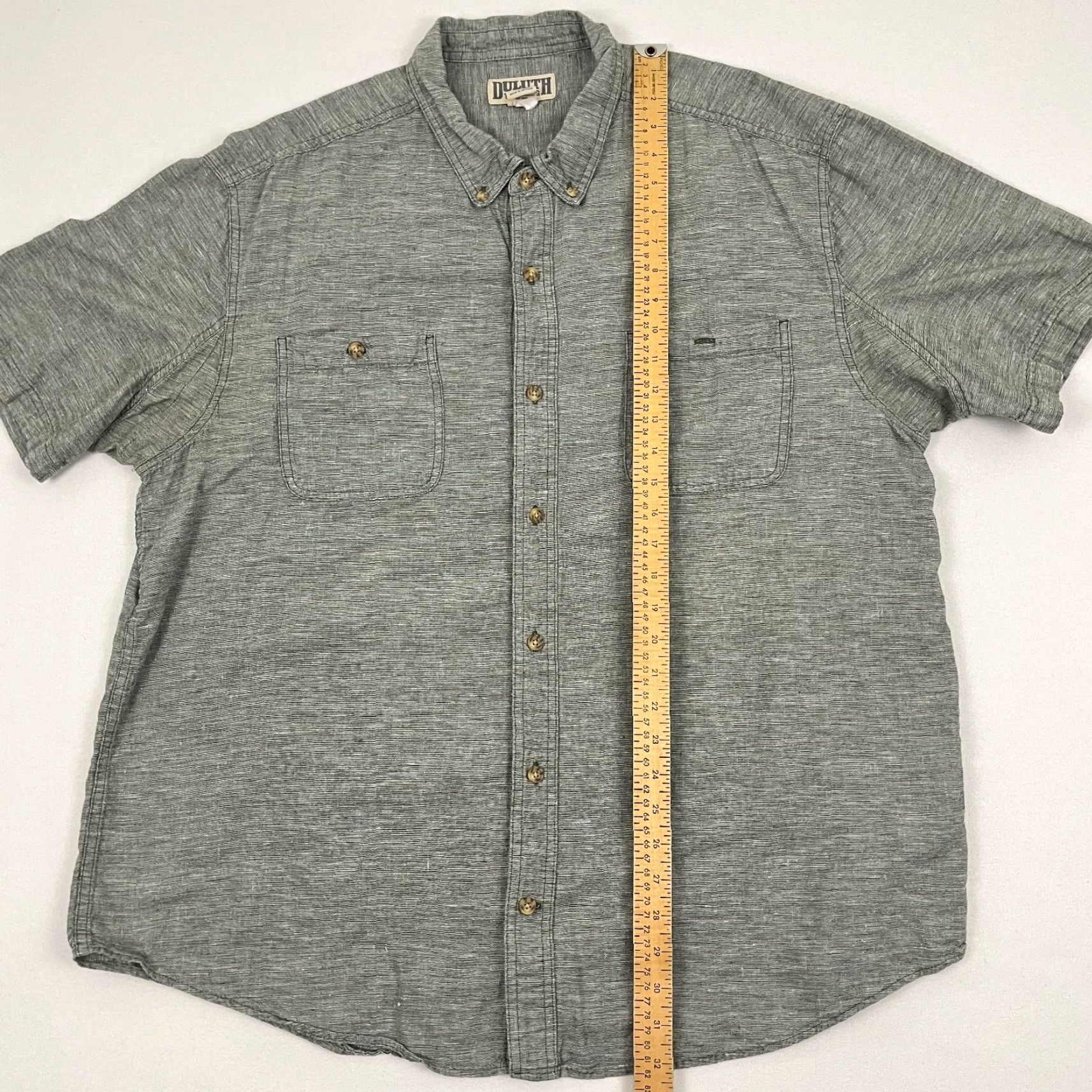 CO Duluth Trading Co Shirt Mens 2XL Green Hemp Organic Cotton Button-Down Workwear Shirt Mens 2XL Green Hemp Organic Cotton Button-Down Workwear Size US XXL / EU 58 / 5 - 3 Thumbnail