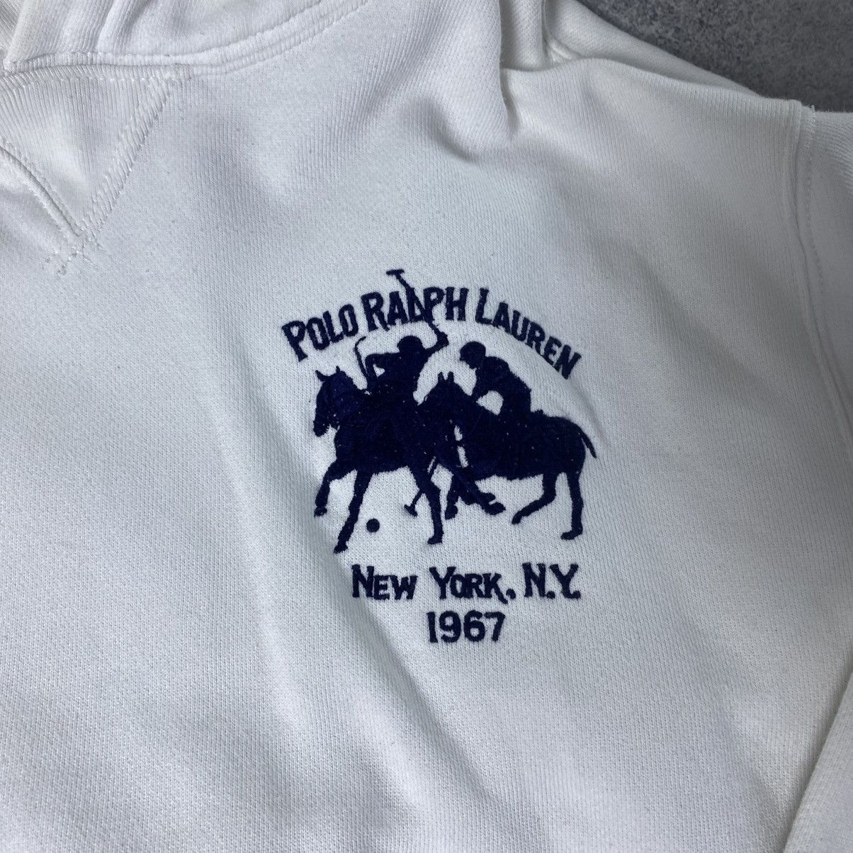 Polo Ralph Lauren Vintage Polo Ralph Lauren Hoodie Big Pony Number 3 Size XL Size US XL / EU 56 / 4 - 5 Thumbnail
