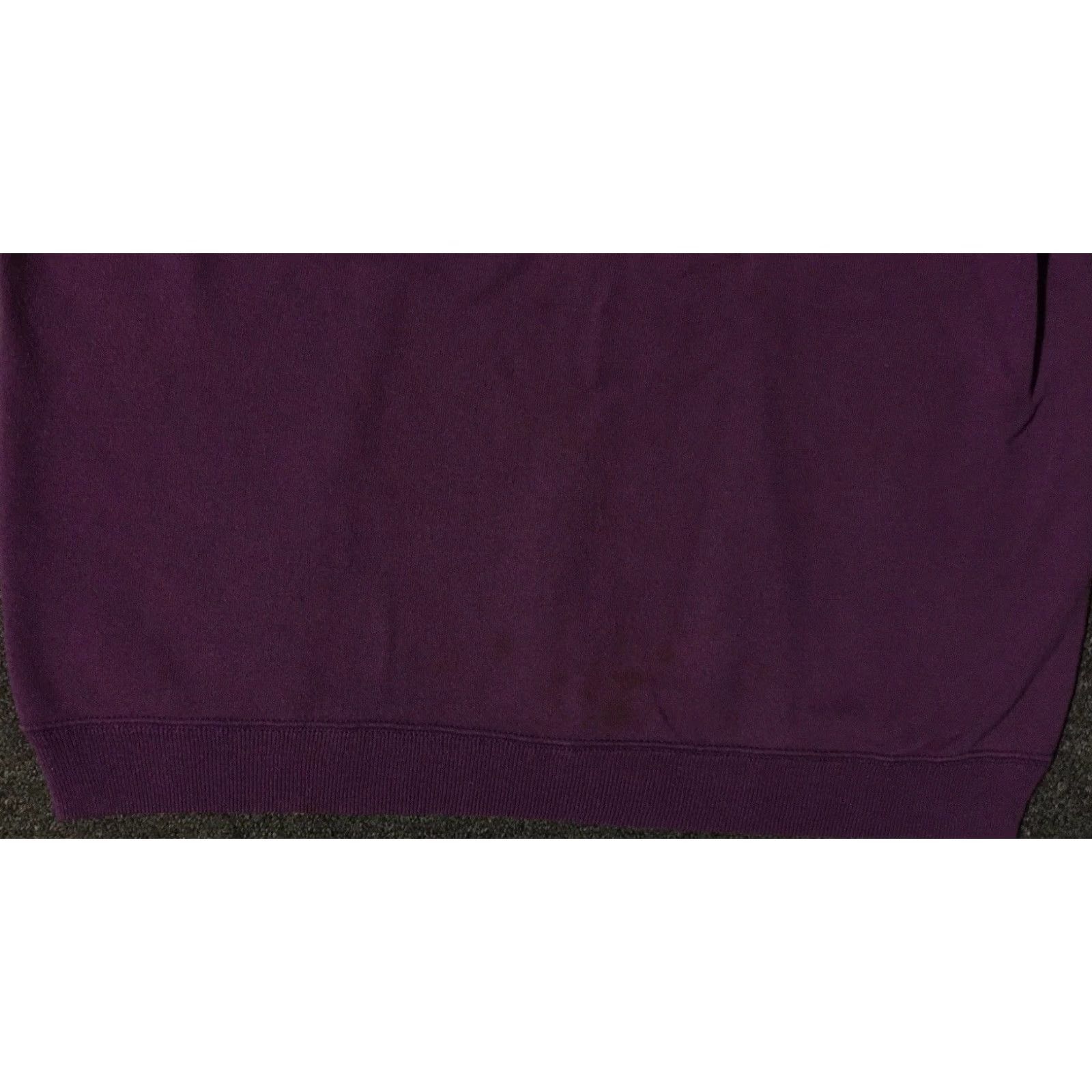 Hanes VINTAGE I Love Paul Hanes Sweatshirt L Purple 80s 90s Boxy Faded Surf Skate Hiking Womens Crew Sweatshirt Size L / US 10 / IT 46 - 3 Thumbnail