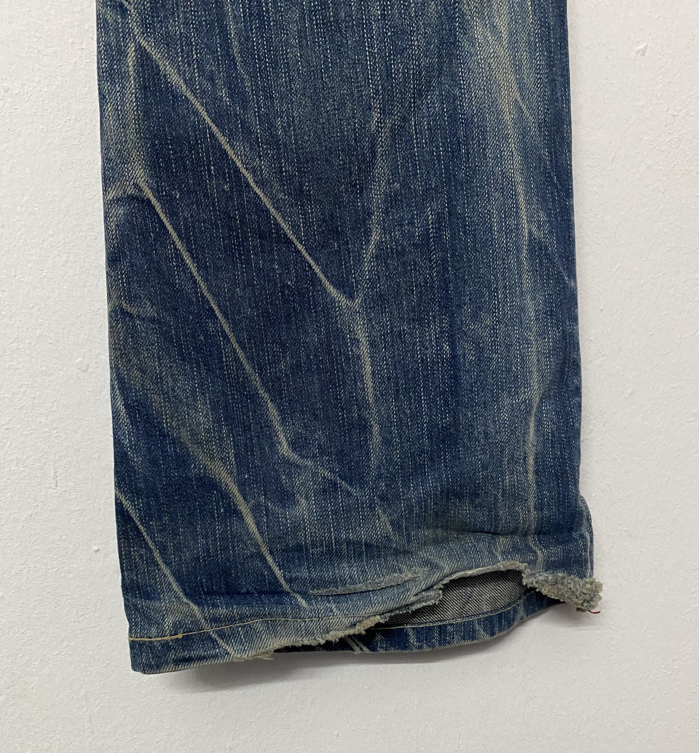 Japanese Brand Vintage Blue Way Acid Wash Flare Bootcut Jeans Size US 33 - 9 Thumbnail