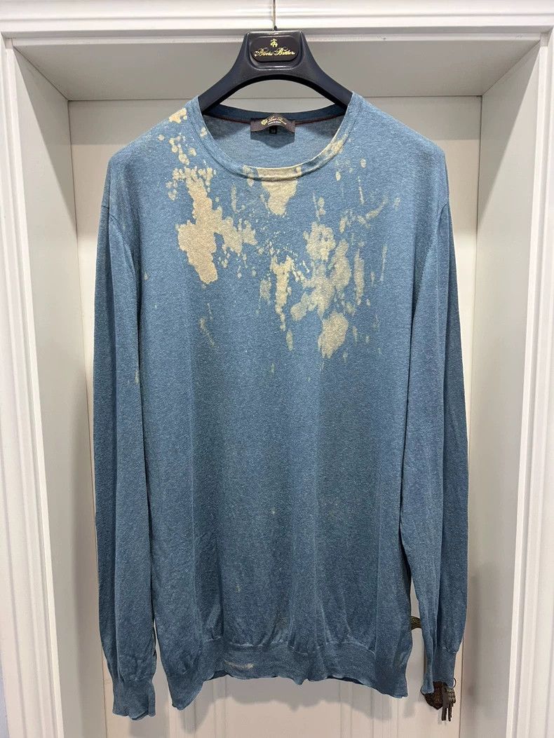 LORO PIANA Silk linen knit sweater