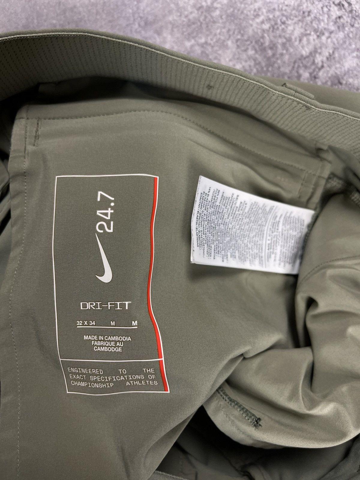 Nike Nike 24.7 pants mens 32 Size US 32 / EU 48 - 6 Thumbnail