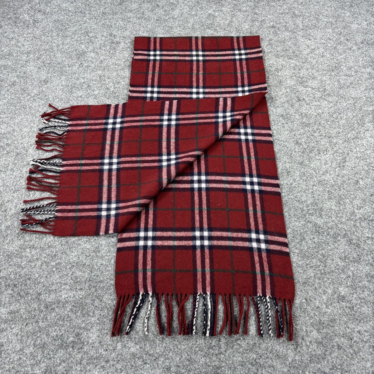 Burberry × Vintage Burberry Scarf # D701 # Muffler # Neckwear Size ONE SIZE - 5 Thumbnail
