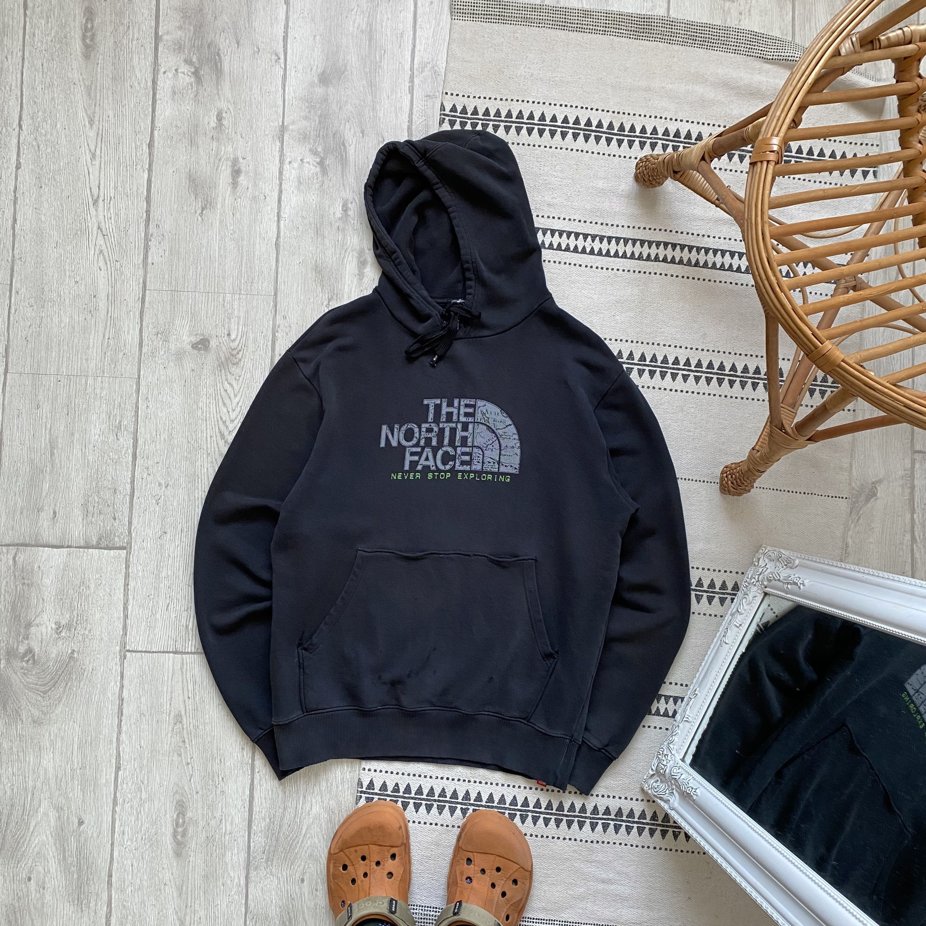 The North Face Vintage Trashed The North Face Hoodie Centr Logo Size US M / EU 48-50 / 2 - 1 Thumbnail