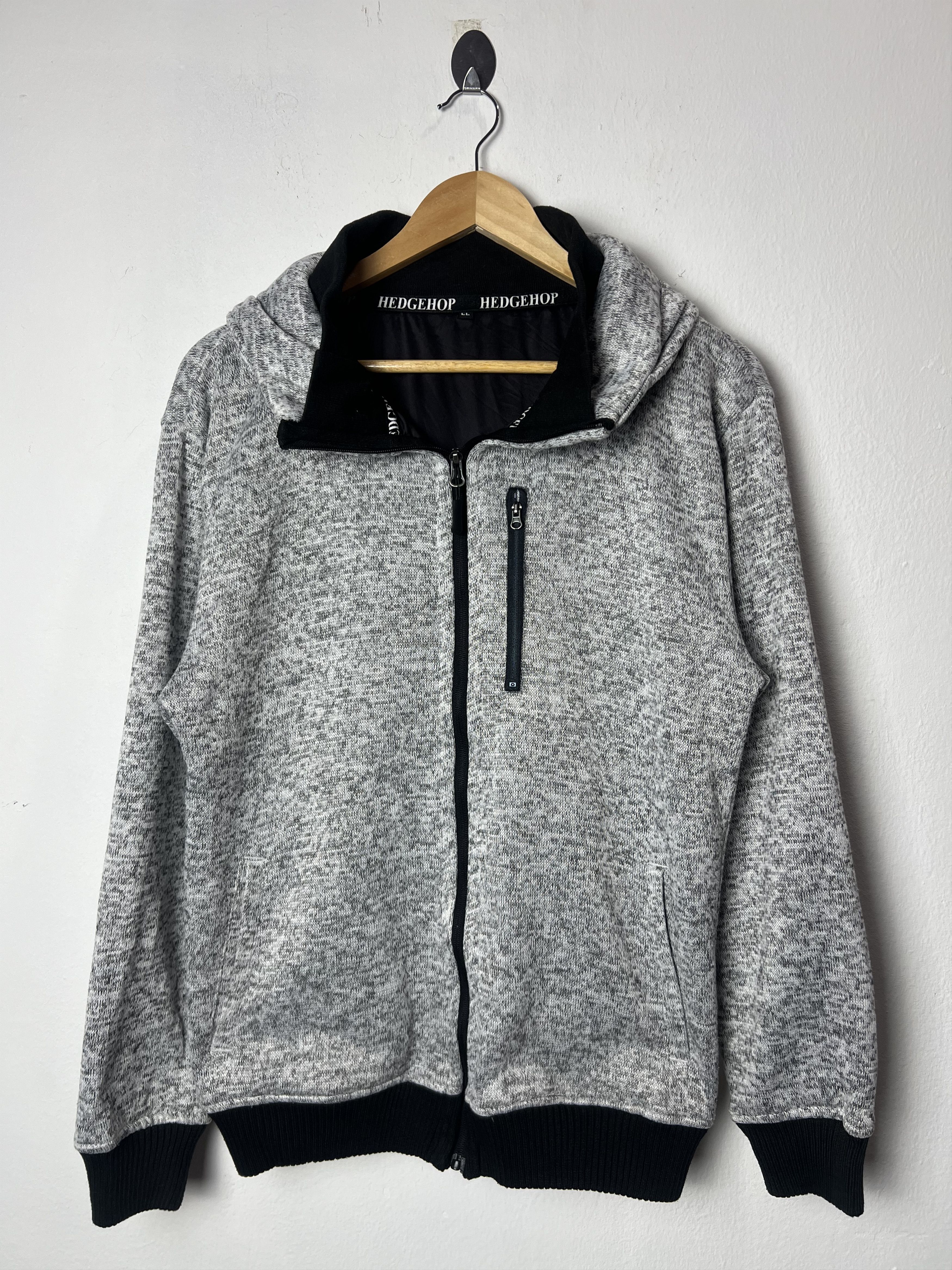 Japanese Brand Hedgehop Knitted Zip Up Jacket Size US L / EU 52-54 / 3 - 1 Thumbnail