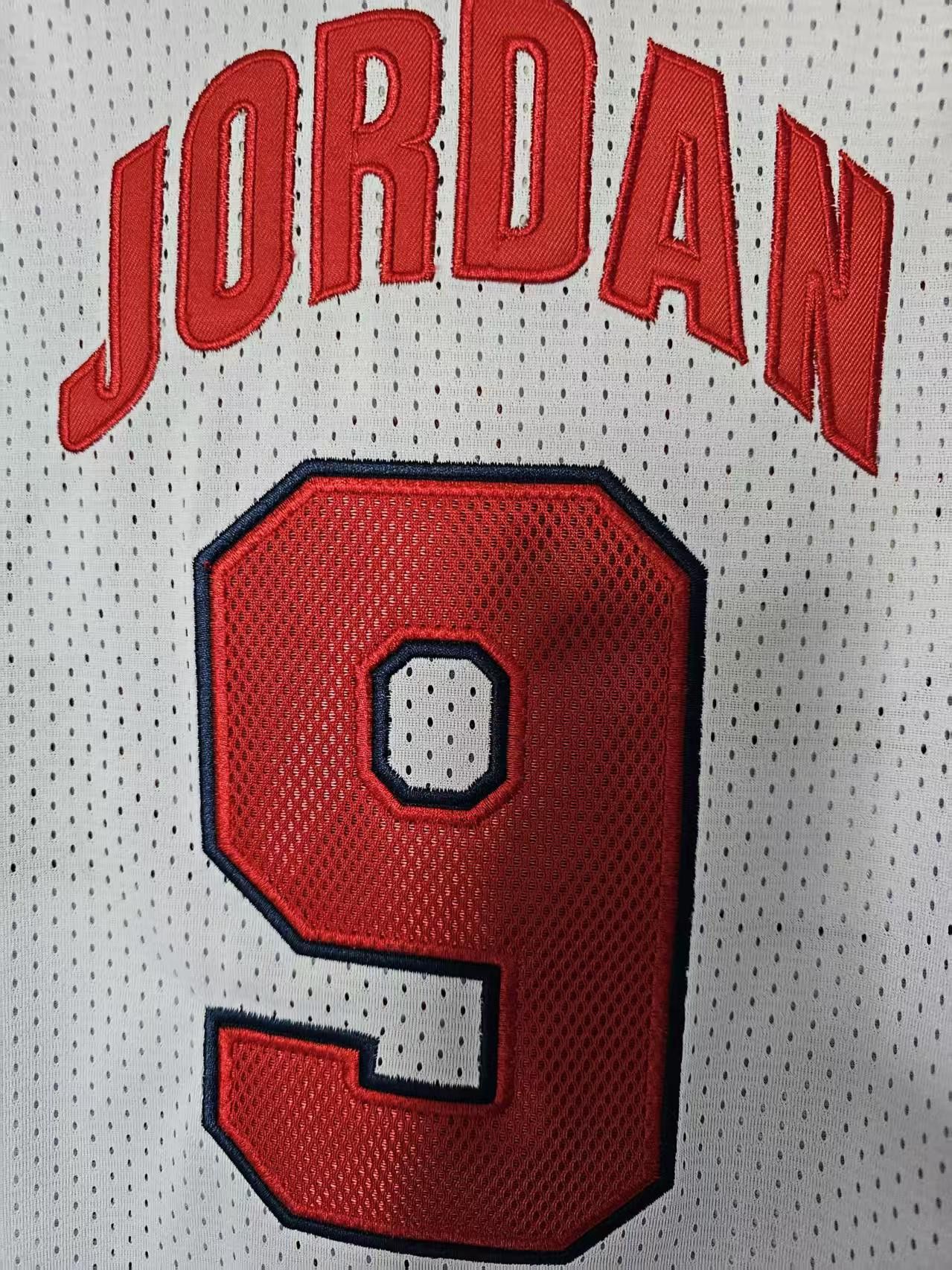 NBA Michael Jordan Jersey USA 9 White Double Stitched XXL Size US XXL / EU 58 / 5 - 5 Thumbnail