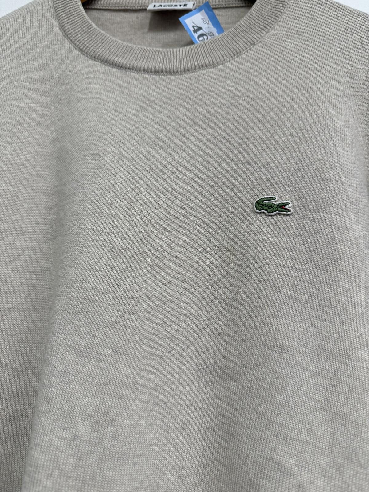 Lacoste Lacoste Beige Crew Neck Sweater Size 6 Size US M / EU 48-50 / 2 - 3 Thumbnail