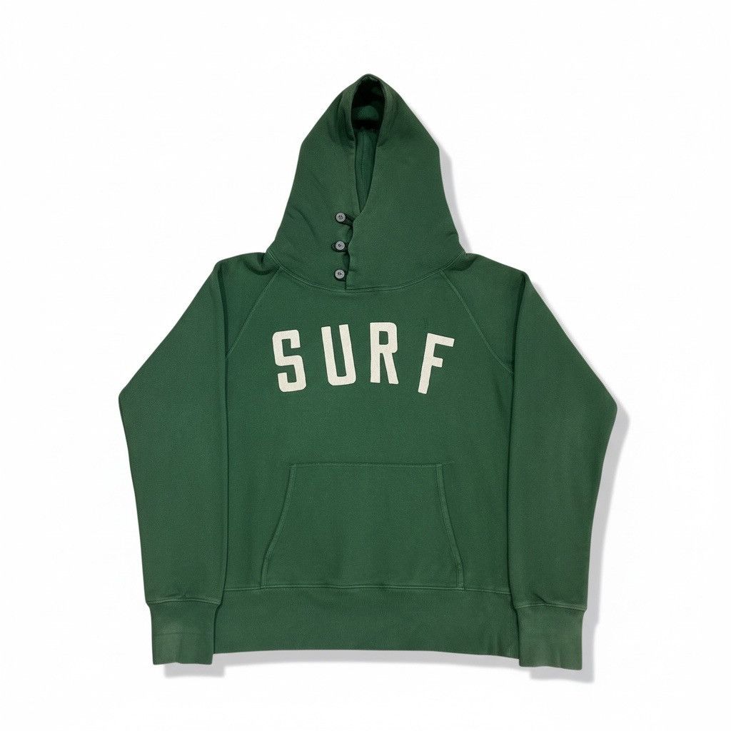 KAPITAL SURF パーカー ロゴ グリーン ２ Kapital Kapital - F/W 19 - Surf Hoodie | Grailed