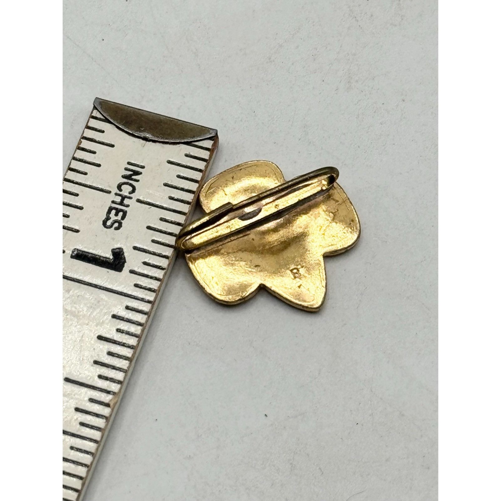 Vintage Vintage Girl Scouts GS Trefoil Eagle USA Membership Pin Broo Size ONE SIZE - 3 Thumbnail