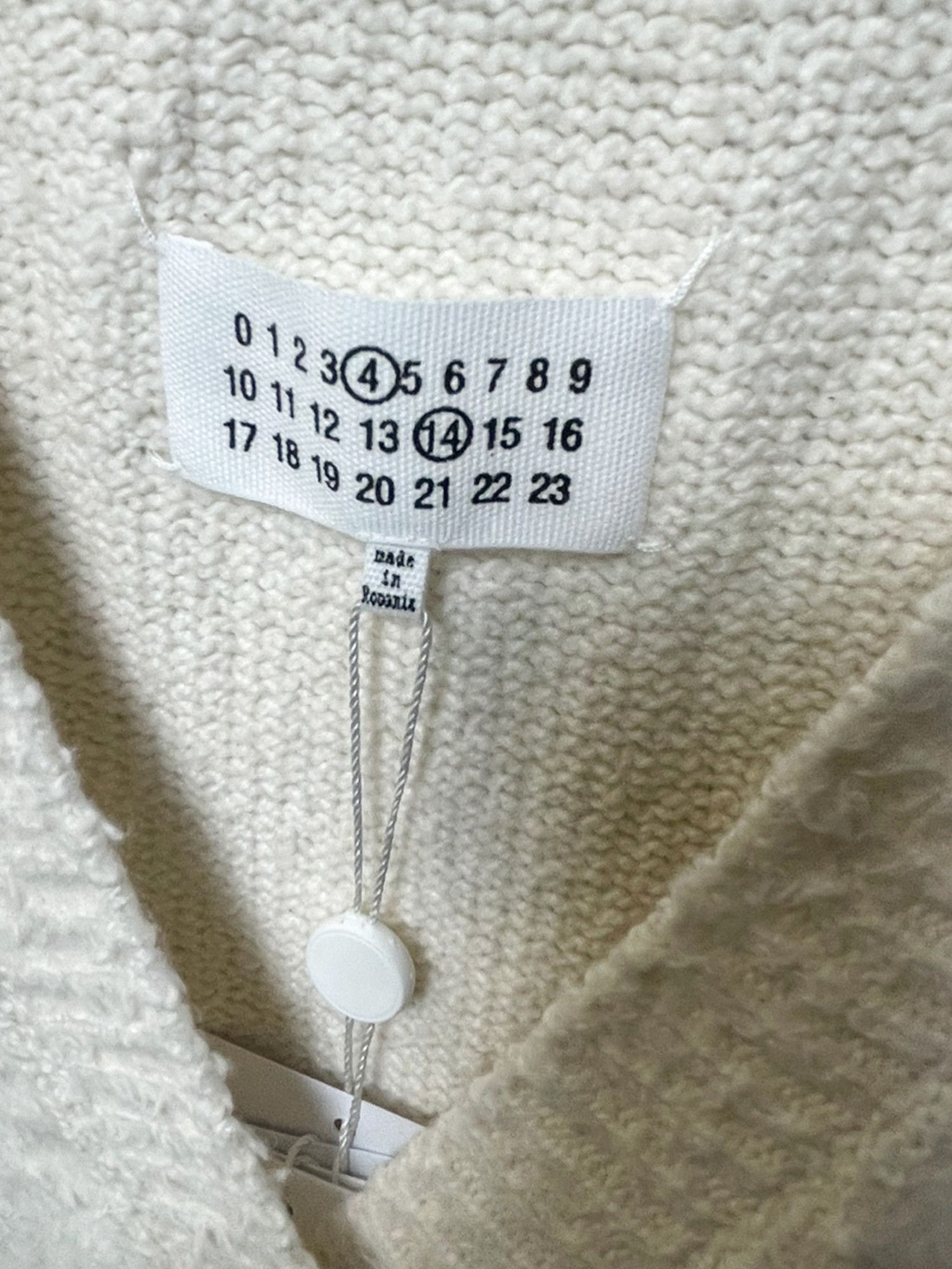 Maison Margiela MAISON MARGIELA Womens Oversized Piled Cardigan Size M / US 6-8 / IT 42-44 - 5 Thumbnail