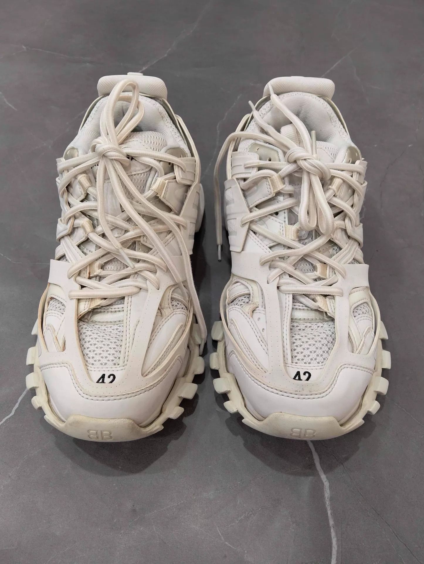 Balenciaga Balenciaga Track 1.0 White Sneakers 42 Size US 9 / EU 42 - 4 Thumbnail