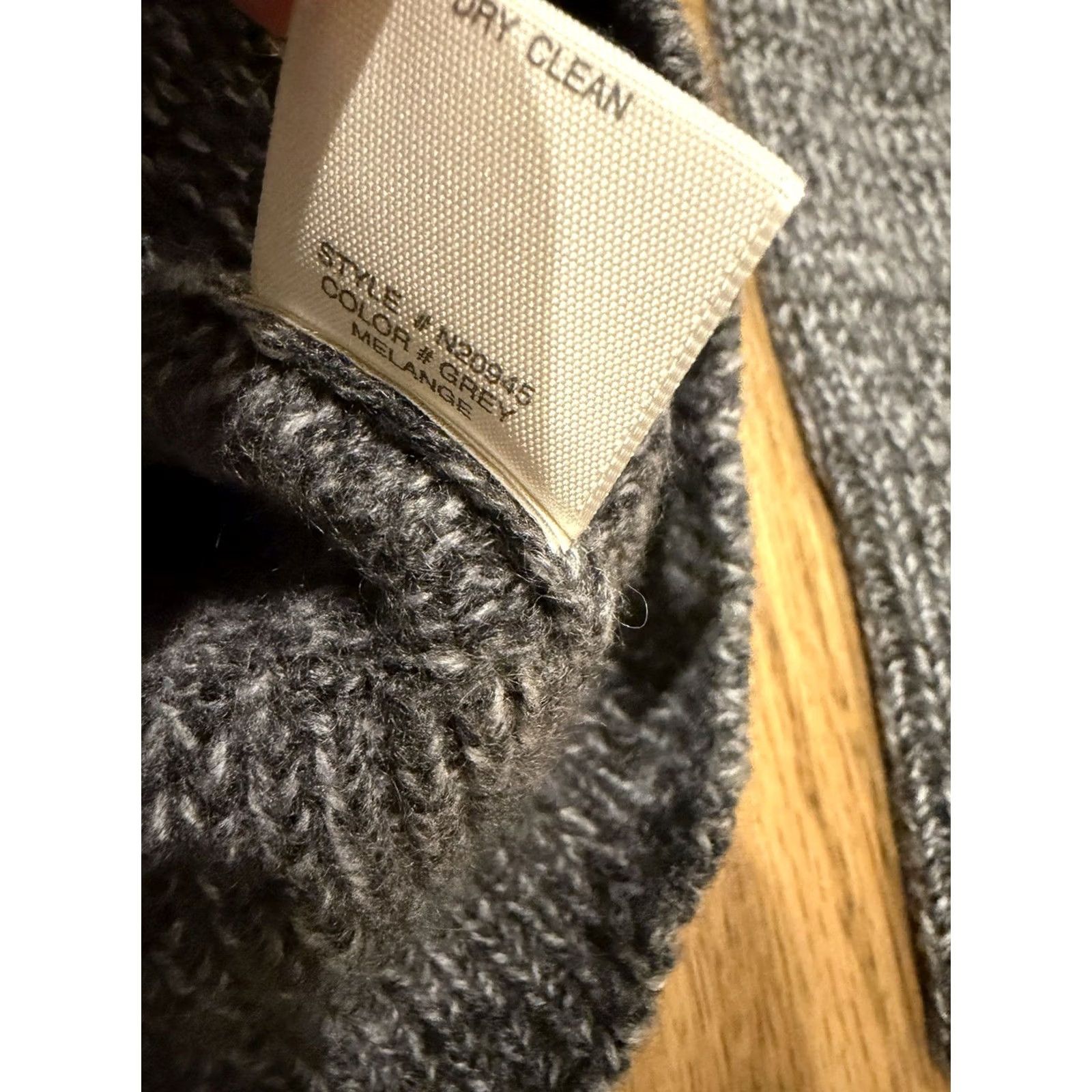 Vintage Naked Cashmere Turtleneck Sweater Men’s M Pullover Gray Melange N20945 Size US M / EU 48-50 / 2 - 7 Thumbnail