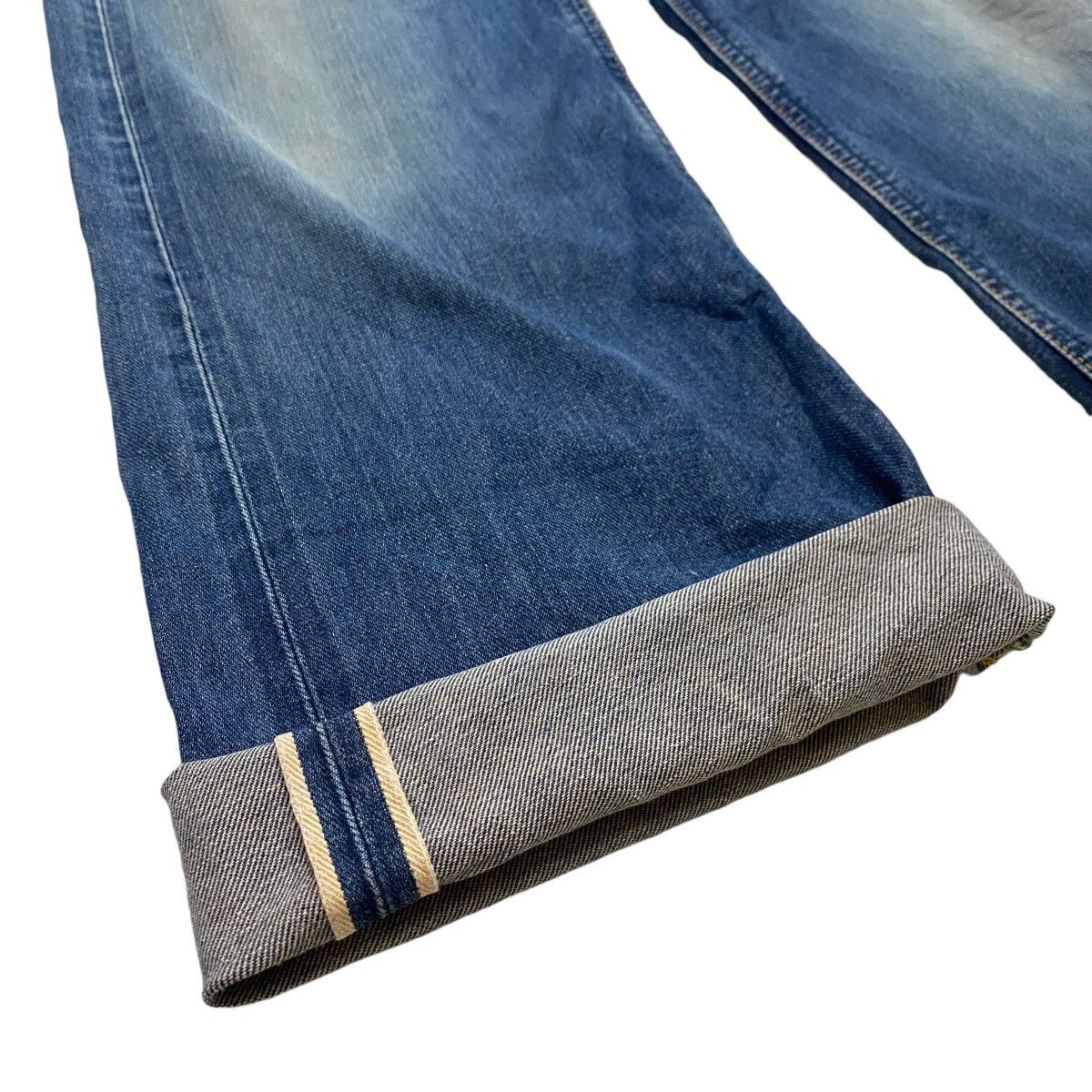 Lee VINTAGE 80s LEE RIDERS SELVEDGE DISTRESSED DENIM Size US 31 - 8 Thumbnail