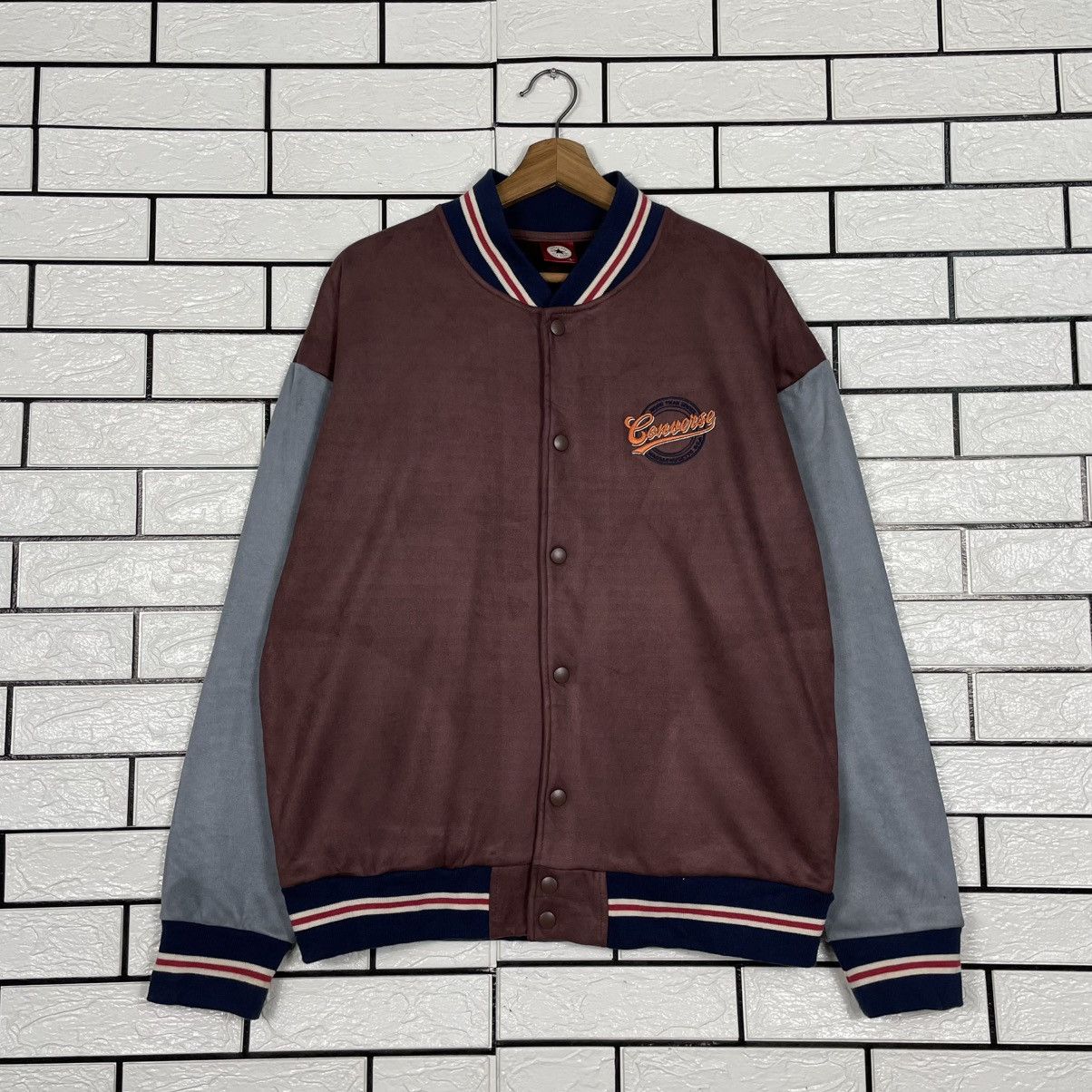 Converse Converse Big Logo Varsity Jacket Size US L / EU 52-54 / 3 - 1 Thumbnail