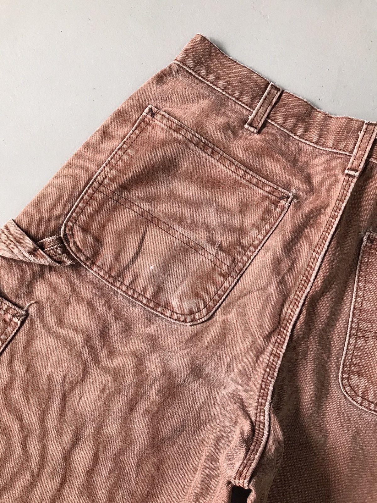 Carhartt Vintage Carhartt carpenter damaged workwear denim Size US 36 / EU 52 - 12 Thumbnail