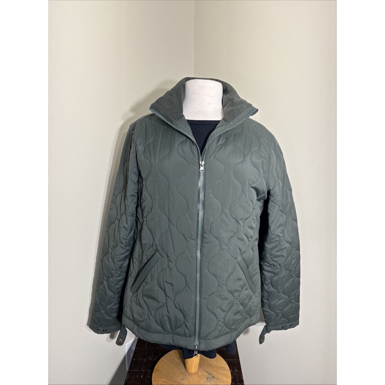 Taylor Stitch Taylor Stitch Vertical Quilted Jacket Men's Large Green Size US L / EU 52-54 / 3 - 1 Thumbnail