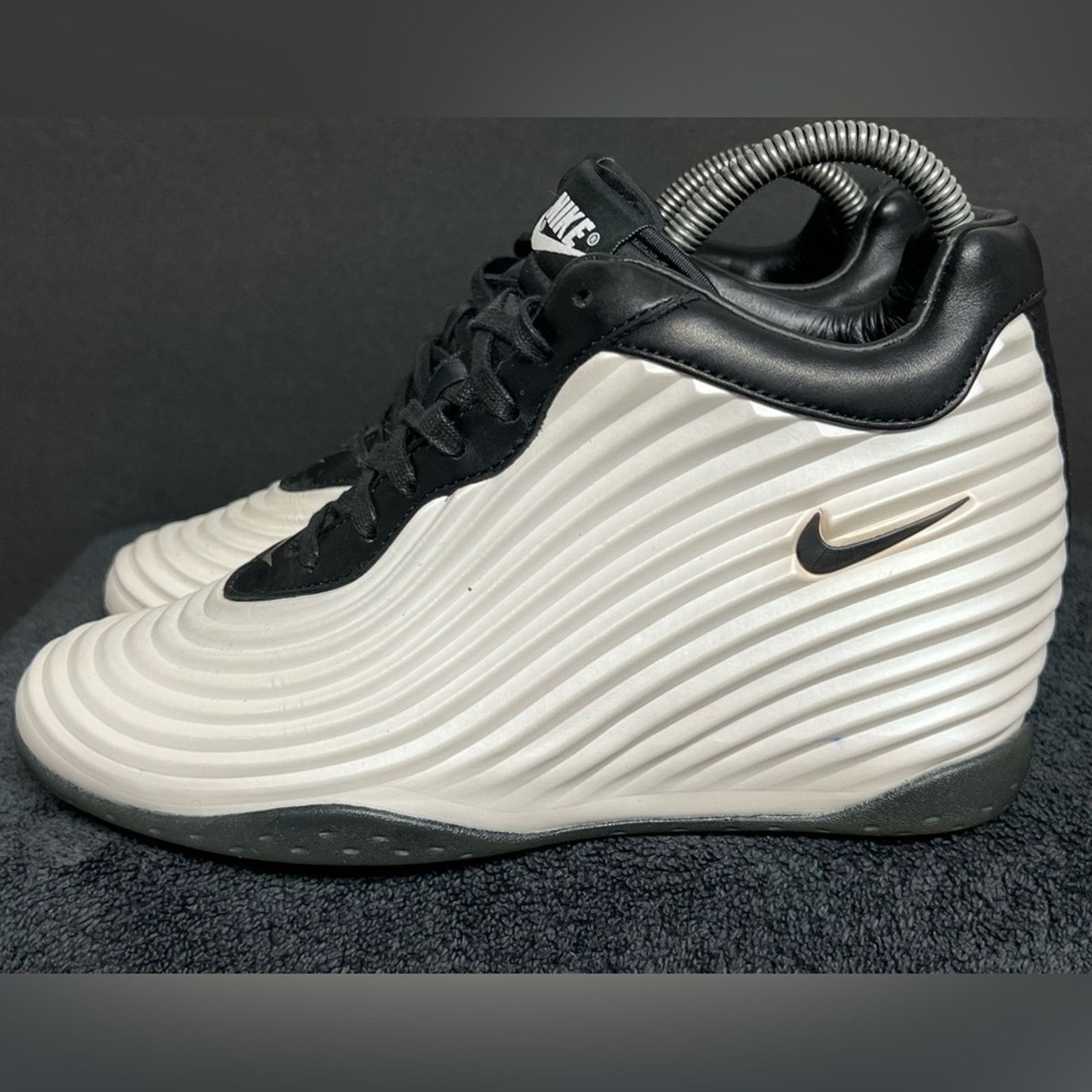 Women 8.5- Nike Lunarwavy Sky Hi QS Foamposite Hidden Wedge