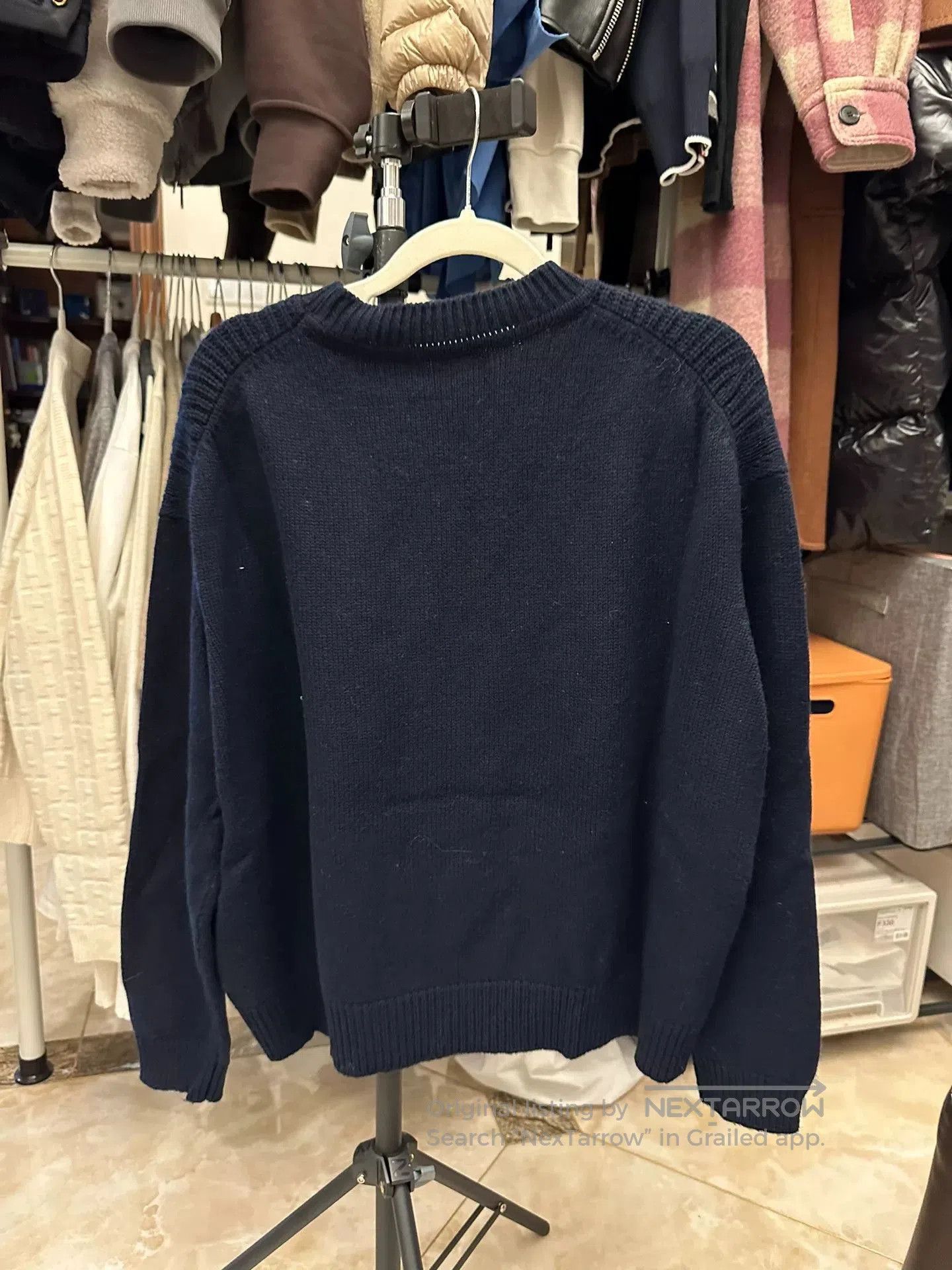 Hermes Hermes Navy Cashmere Knit Sweater 38. Size US S / EU 44-46 / 1 - 2 Thumbnail