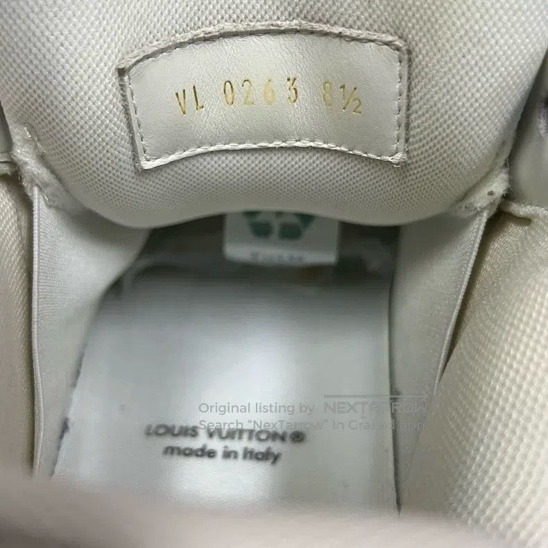 Louis Vuitton Louis Vuitton White and blue small fat Ding lace-up low-to Size US 8.5 / EU 41-42 - 5 Thumbnail