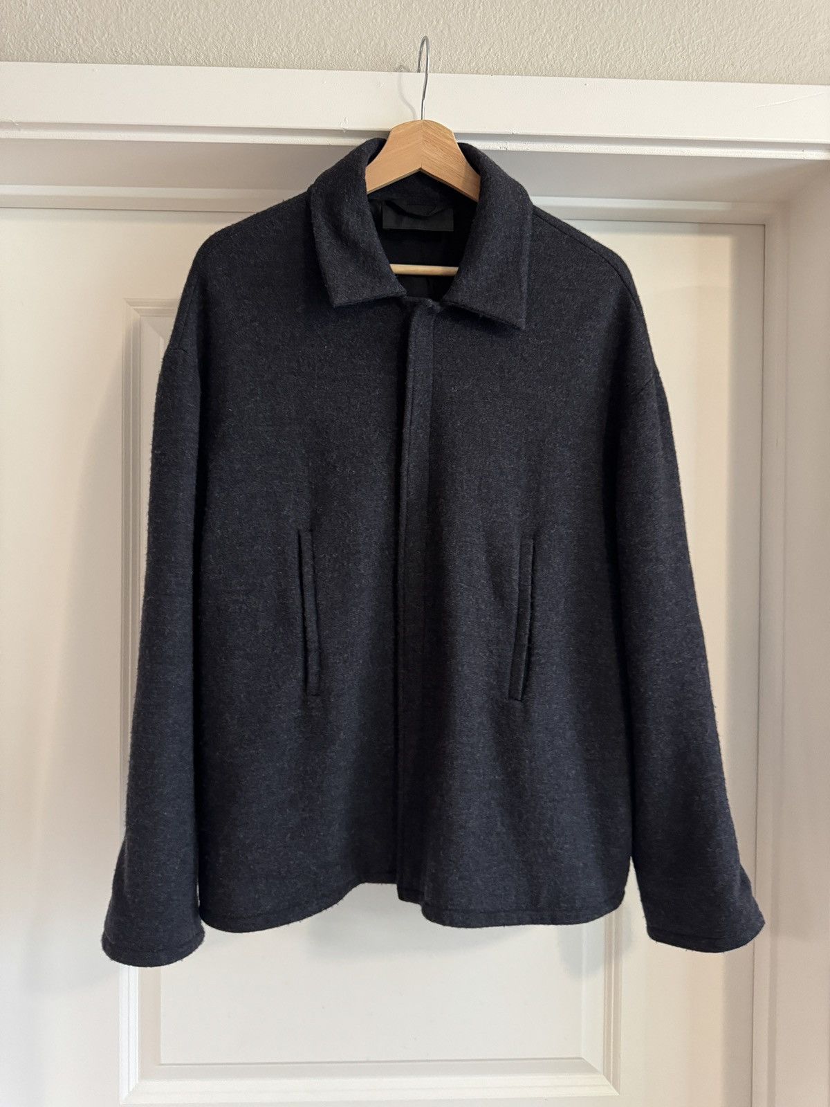 Prada 1998aw silk-lined wool velcro jacket Size US S / EU 44-46 / 1 - 3 Thumbnail