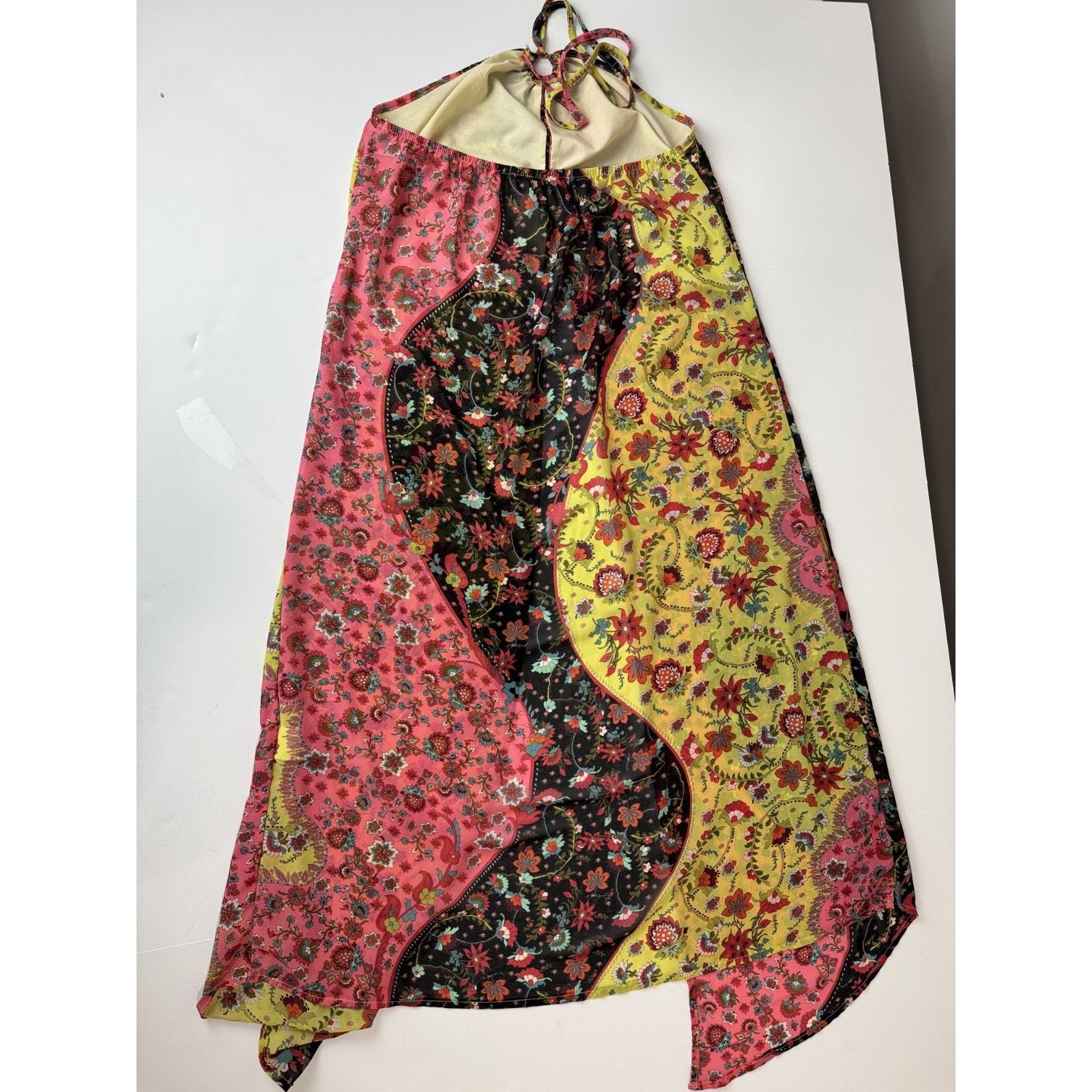 Shein SHEIN Halter Maxi Dress Boho Floral Open Swim Cover Small Size S / US 4 / IT 40 - 9 Thumbnail