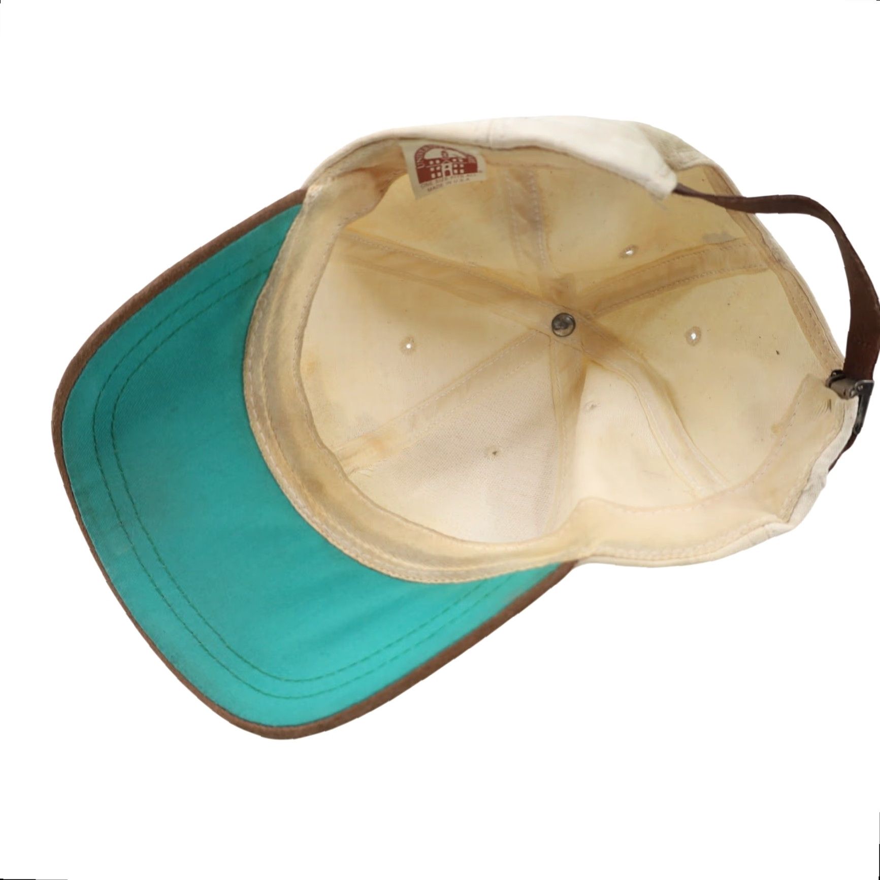 Vintage VINTAGE Wyoming State University Cowboys Football Hat Cream OS Men Baseball Cap 90s Size ONE SIZE - 6 Thumbnail